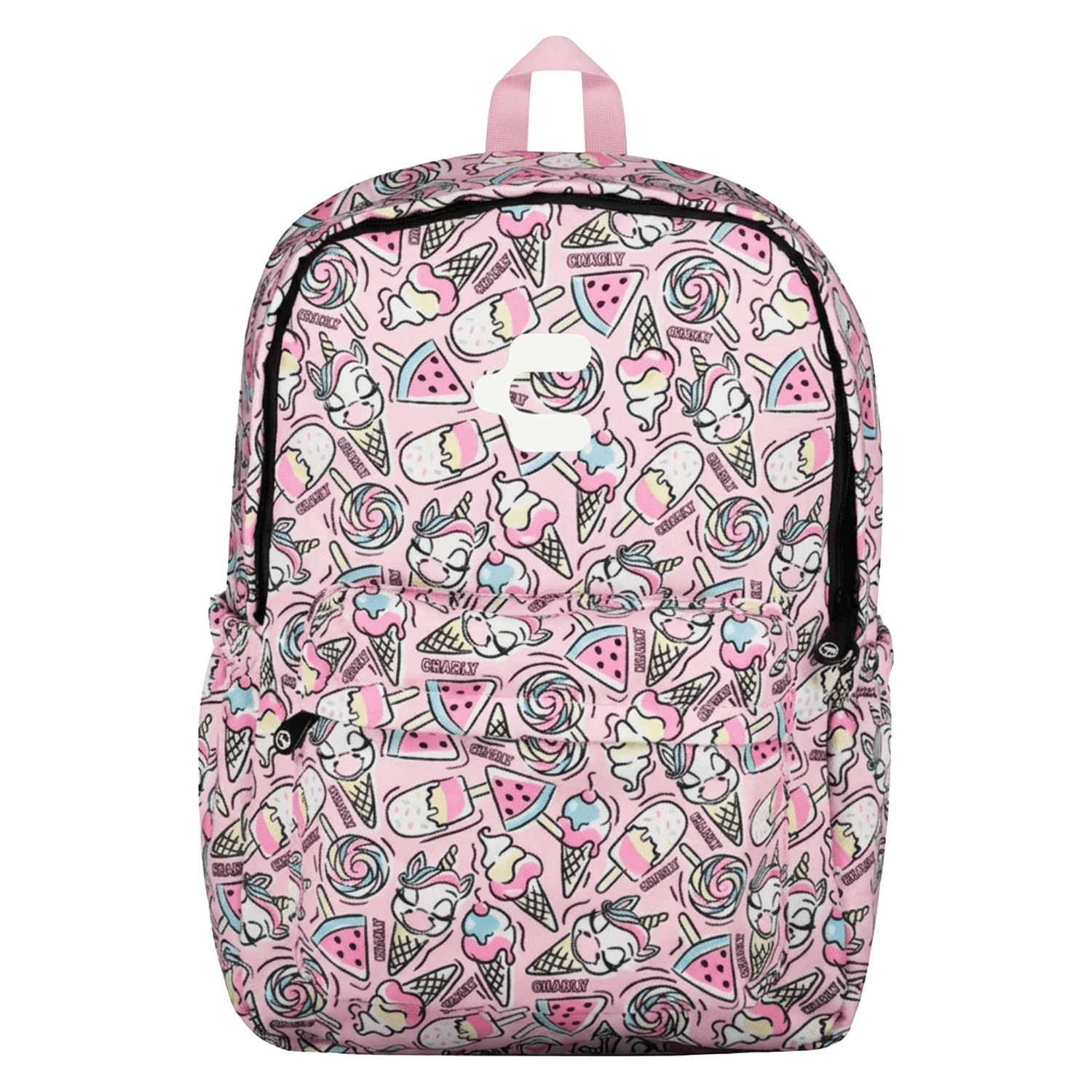 Set de Mochila Charly Unicornio Niña Rosa Escolar Lonchera Infantil — imagen 3