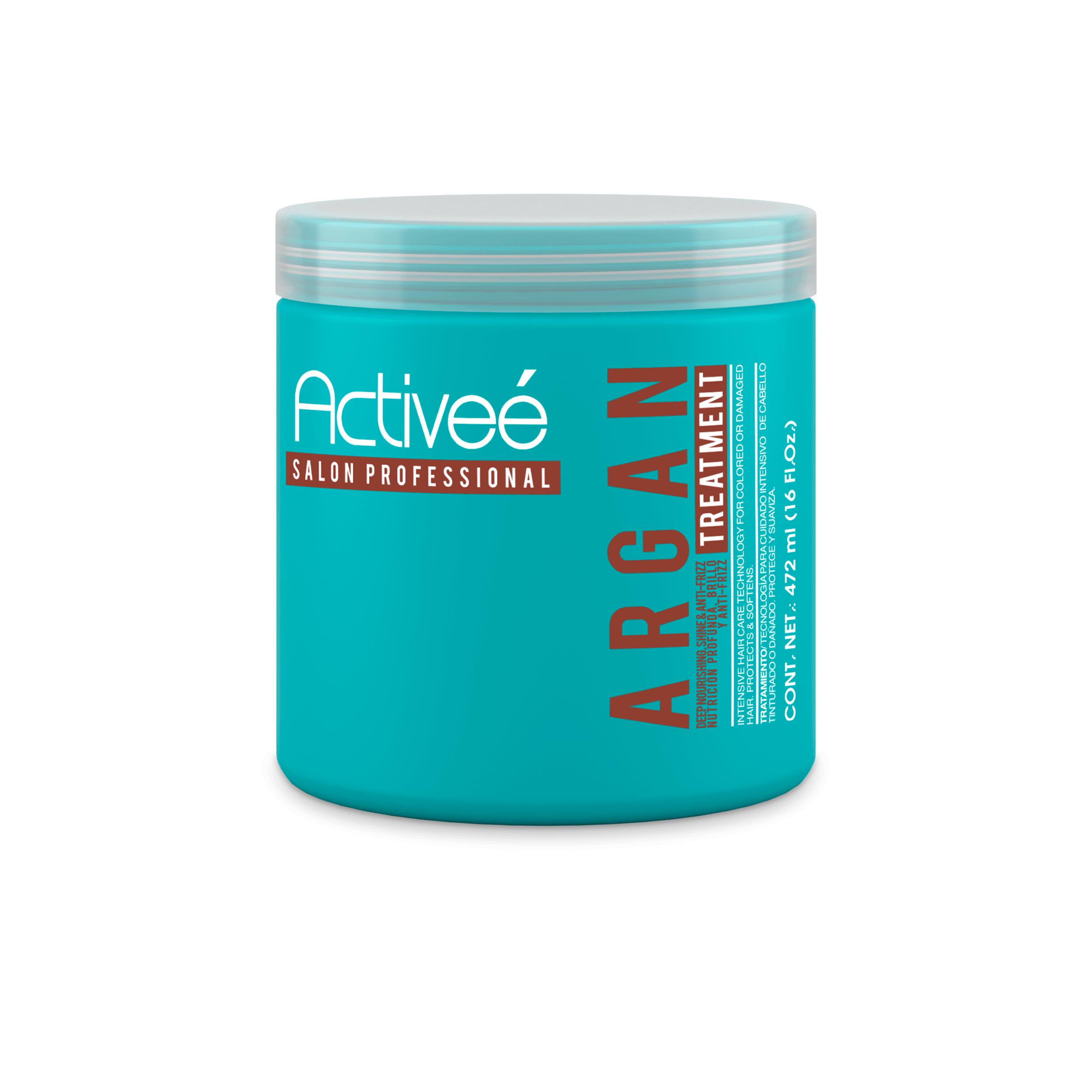 Tratamiento Capilar Activee Professional Argan Tecnologia para cuidado Intensivo de Cabello Teñido o Dañado Libre de Sal — imagen 4