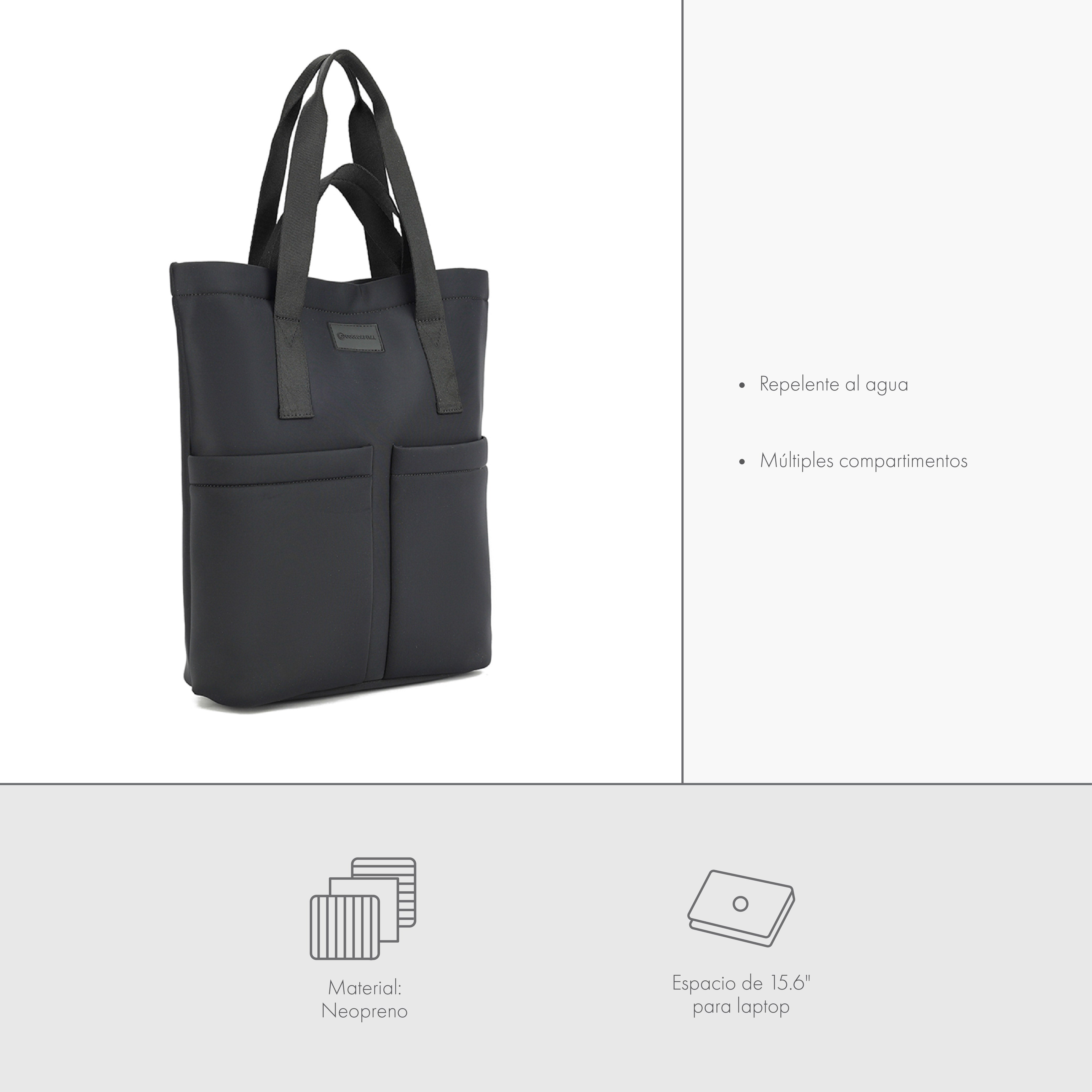 Bolsa para laptop CoolCapital Slay Tote: 15.6" pulgadas — imagen 13