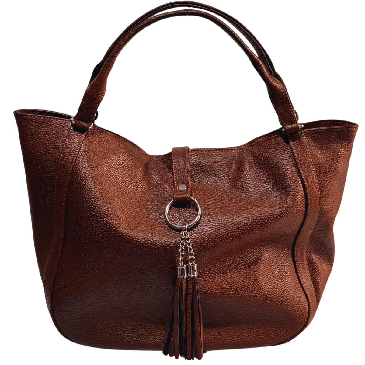 Bolsa Grande Aracely Piel Ternera Negra — imagen 14