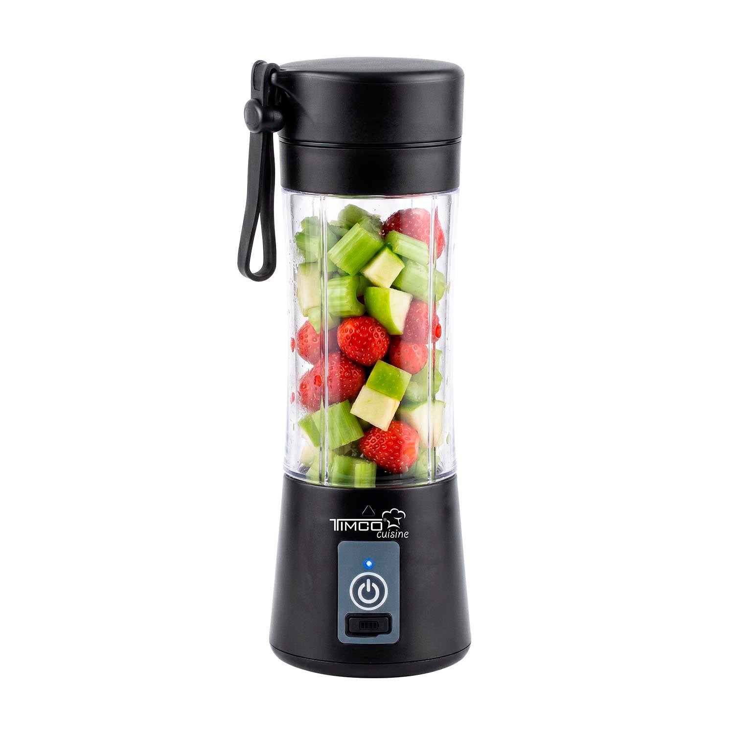 Licuadora Portatil TIMCO LICMDL09 Inalambrica 380 ml 6 Cuchillas Carga USB y Base Antideslizante — imagen 2