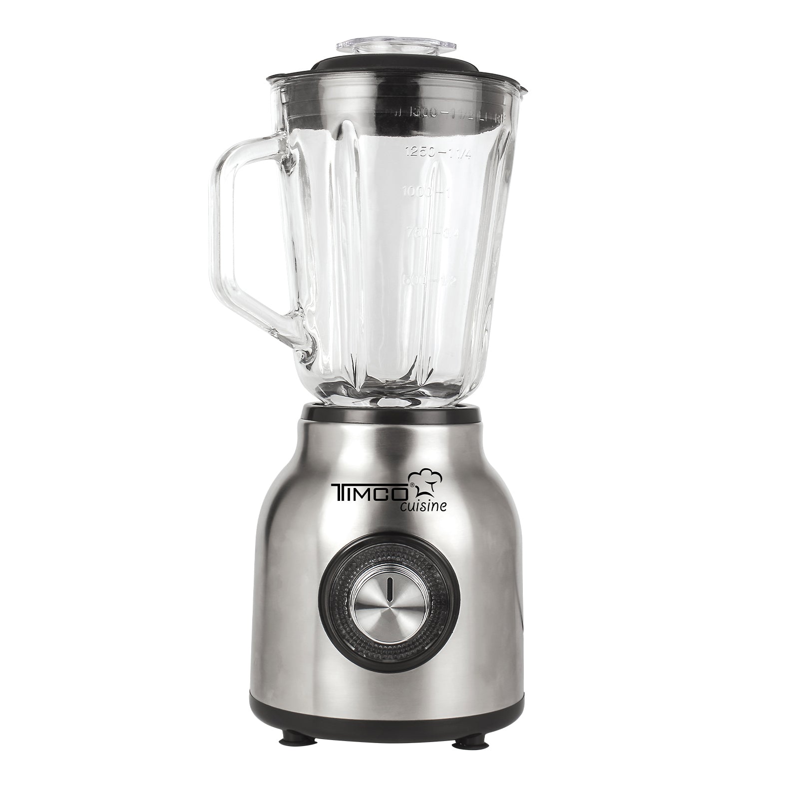 Licuadora Vaso de Vidrio 1.5 L 2 Velocidades Pica Hielo Acero Inoxidable Timco LICX921 — imagen 3
