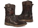 Bota hombre biker motociclista vaquera choper WKL 89740 Café