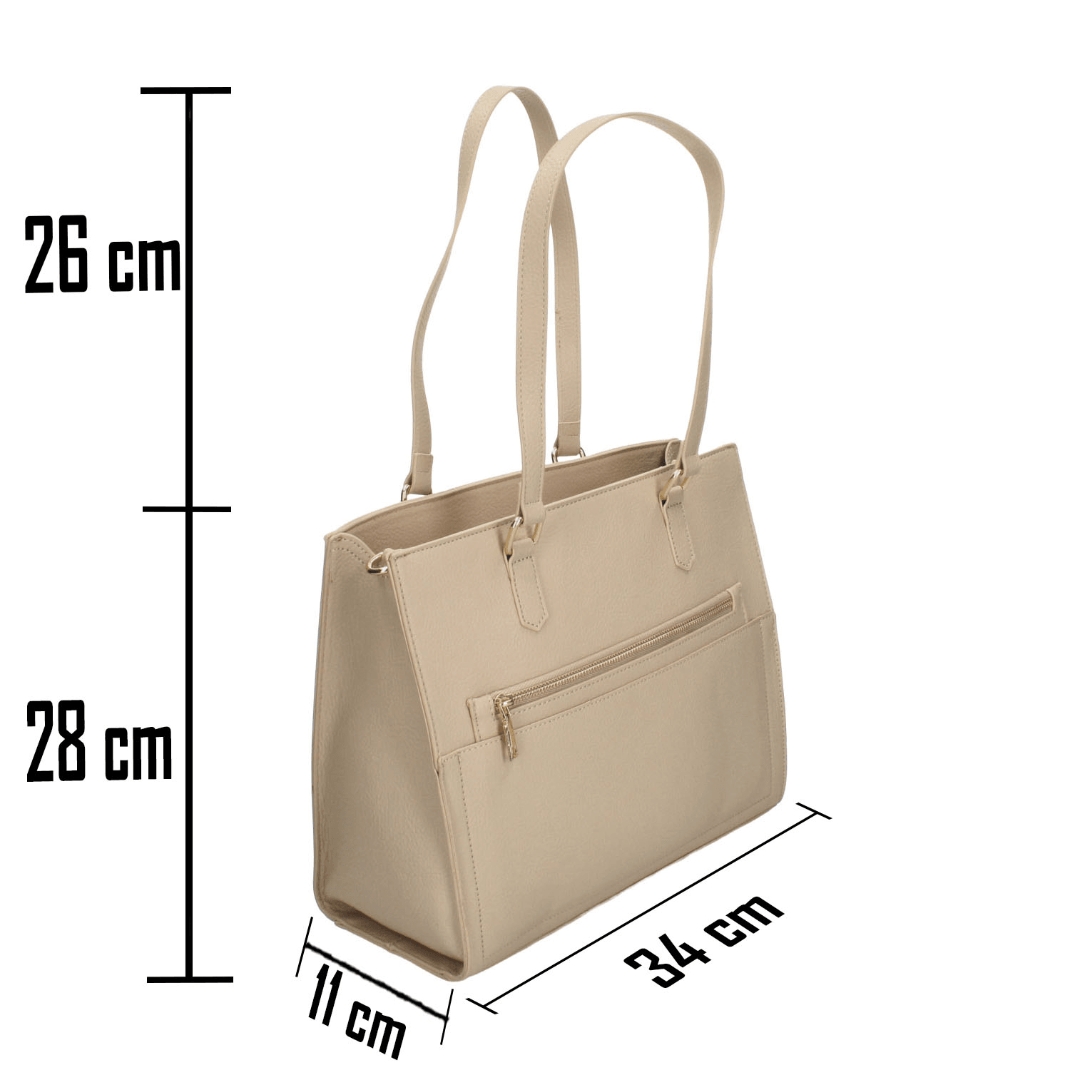 Bolsa Abisai Handbags Dama Casual Beige Mujer — imagen 3