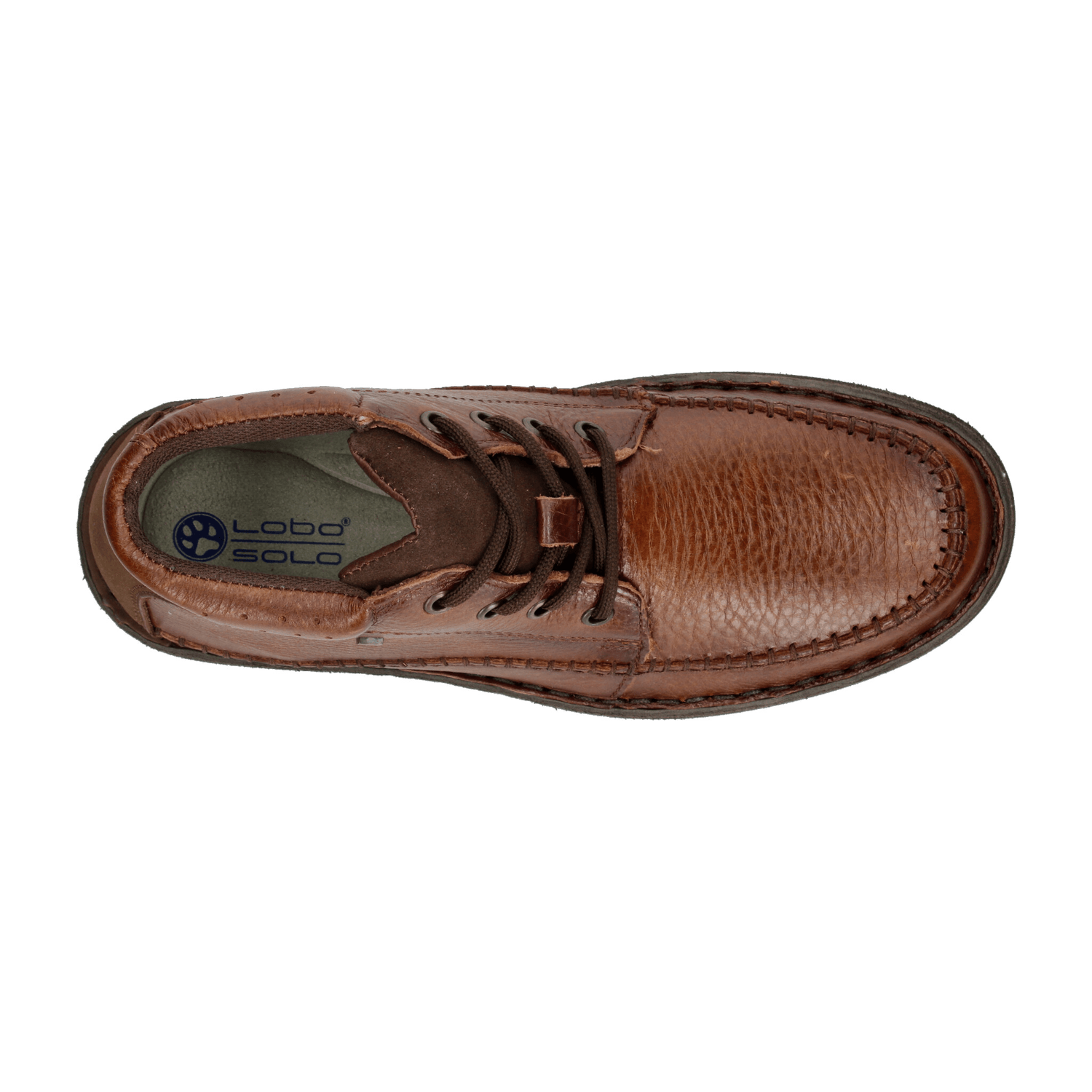 Bota Lobo Solo Hombre Casual Cintas Artesanal Cómodo Café Caballero — imagen 8