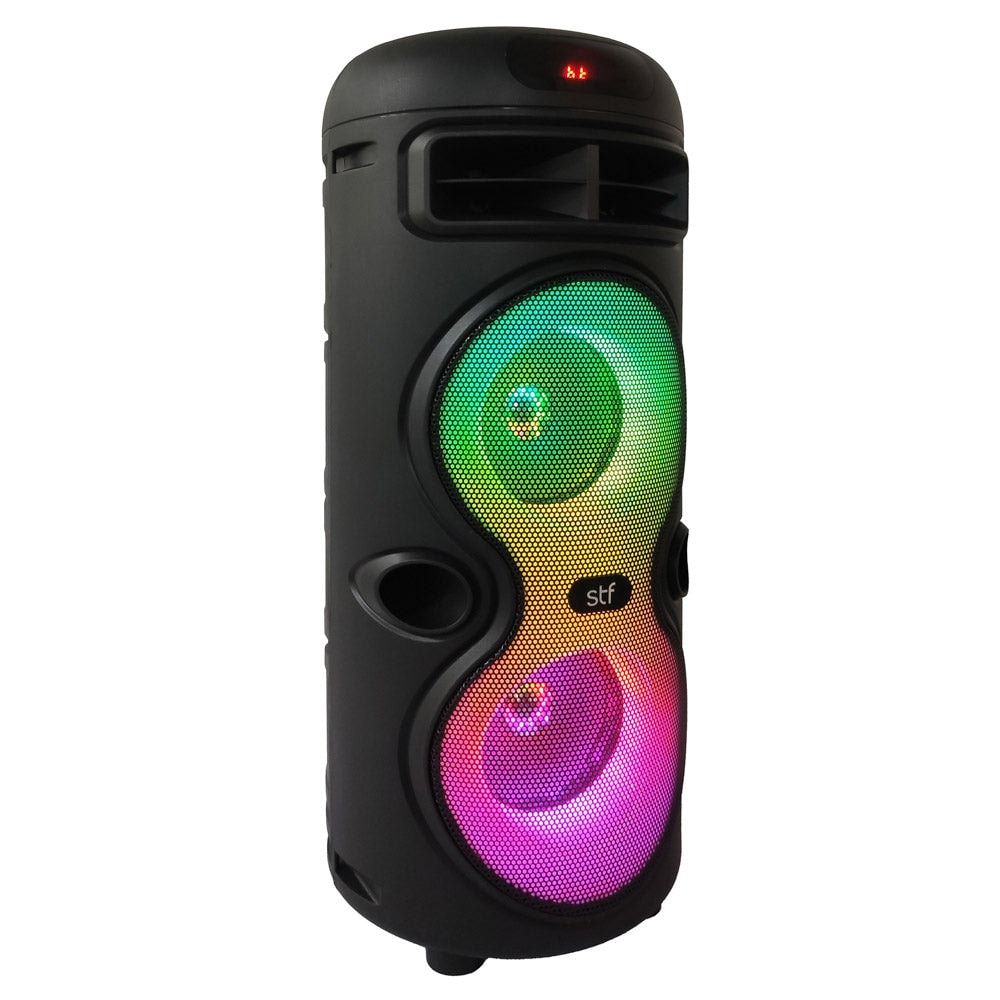 Bocina Portatil Hoss Tower 4x2 STF 10W 5hrs Uso Funcion Tws — imagen 9
