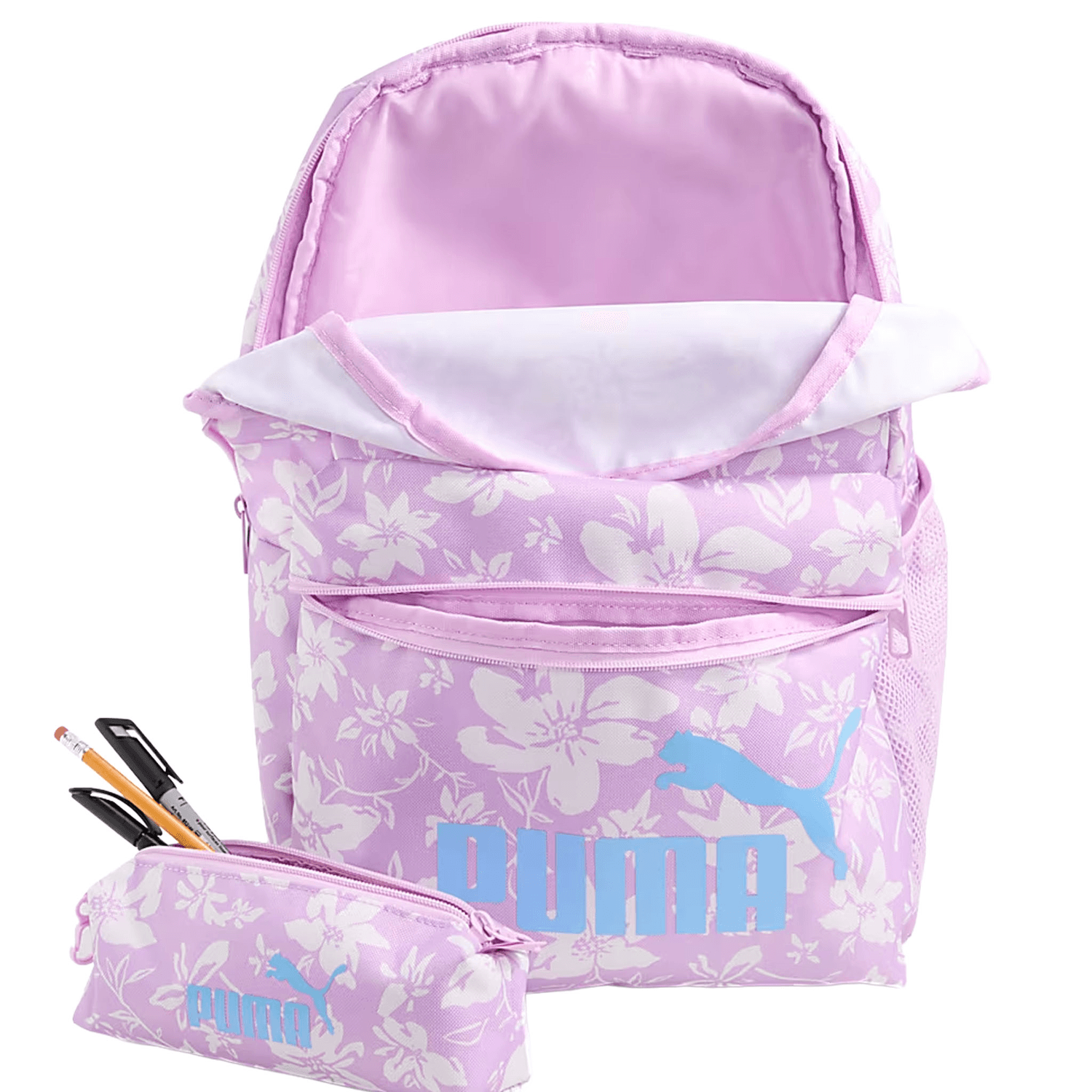 Mochila con lapicera Dama Puma Phase Lila Escolar Mujer 20L — imagen 4