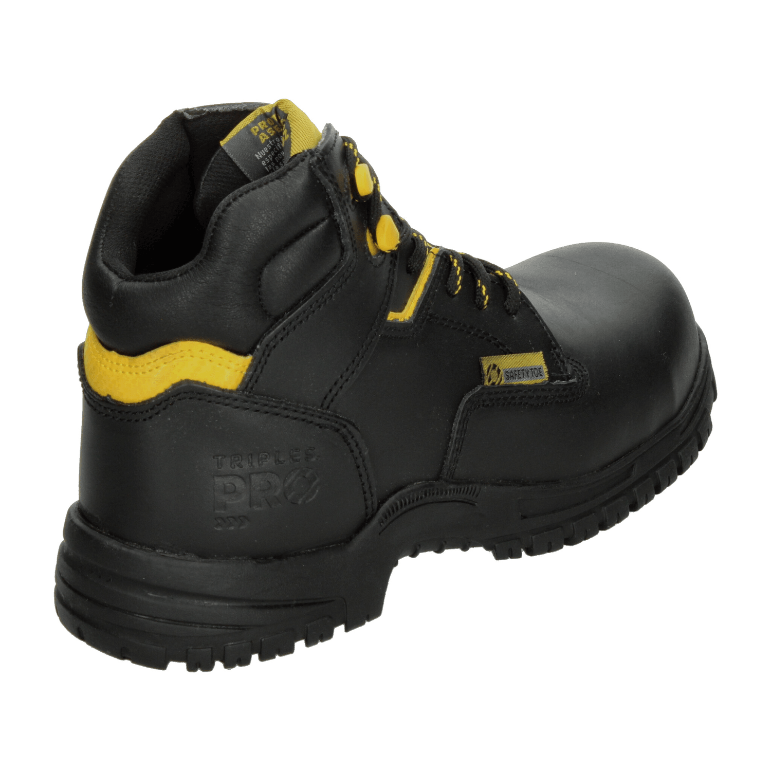 Bota Industrial Triples Pro Hombre Negro Para Caballero — imagen 4