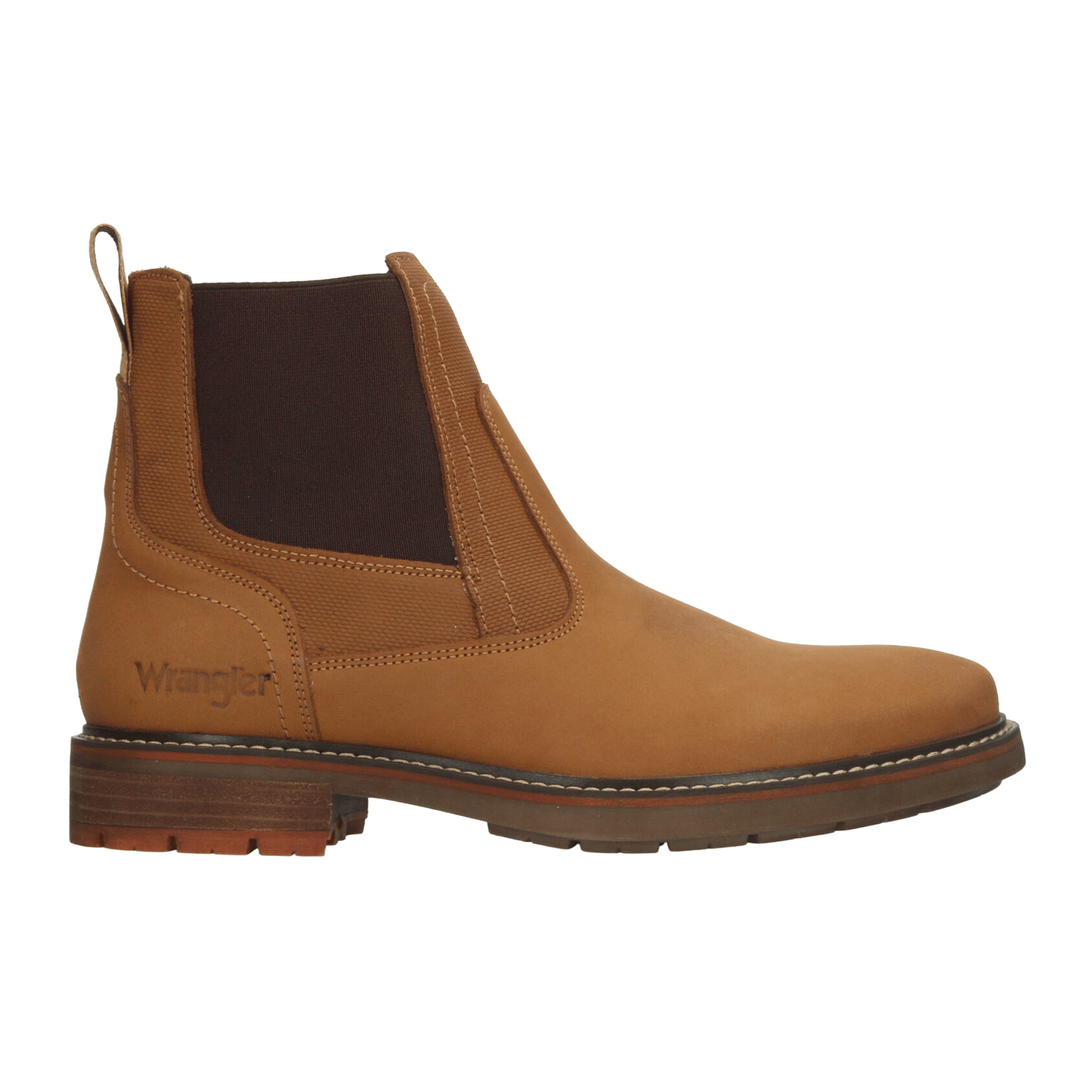 Bota Wrangler Hombre Casual Slip On Camel Caballero — imagen 1