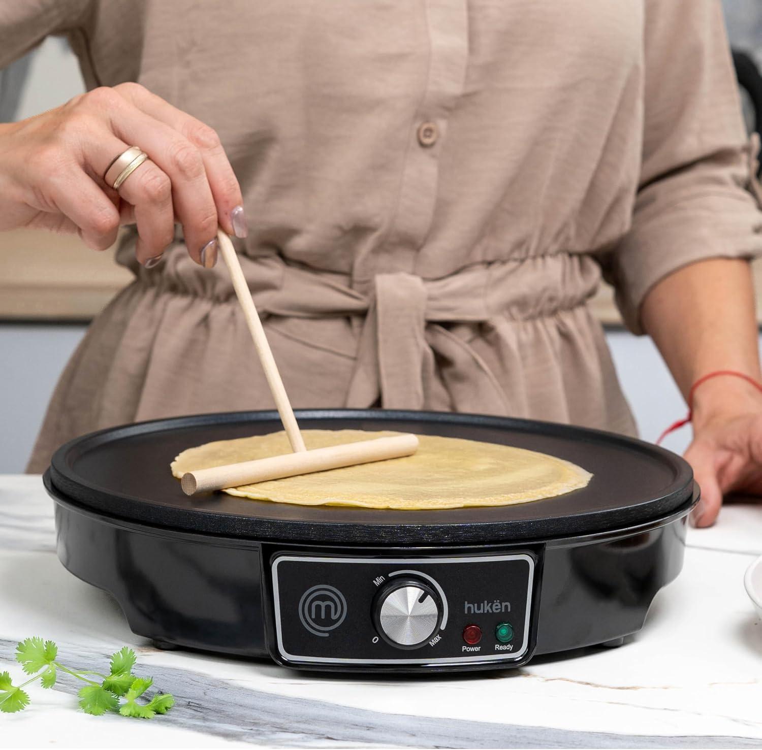 Crepera Eléctrica Masterchef MKCMV2 1000 W Antiadherente — imagen 7