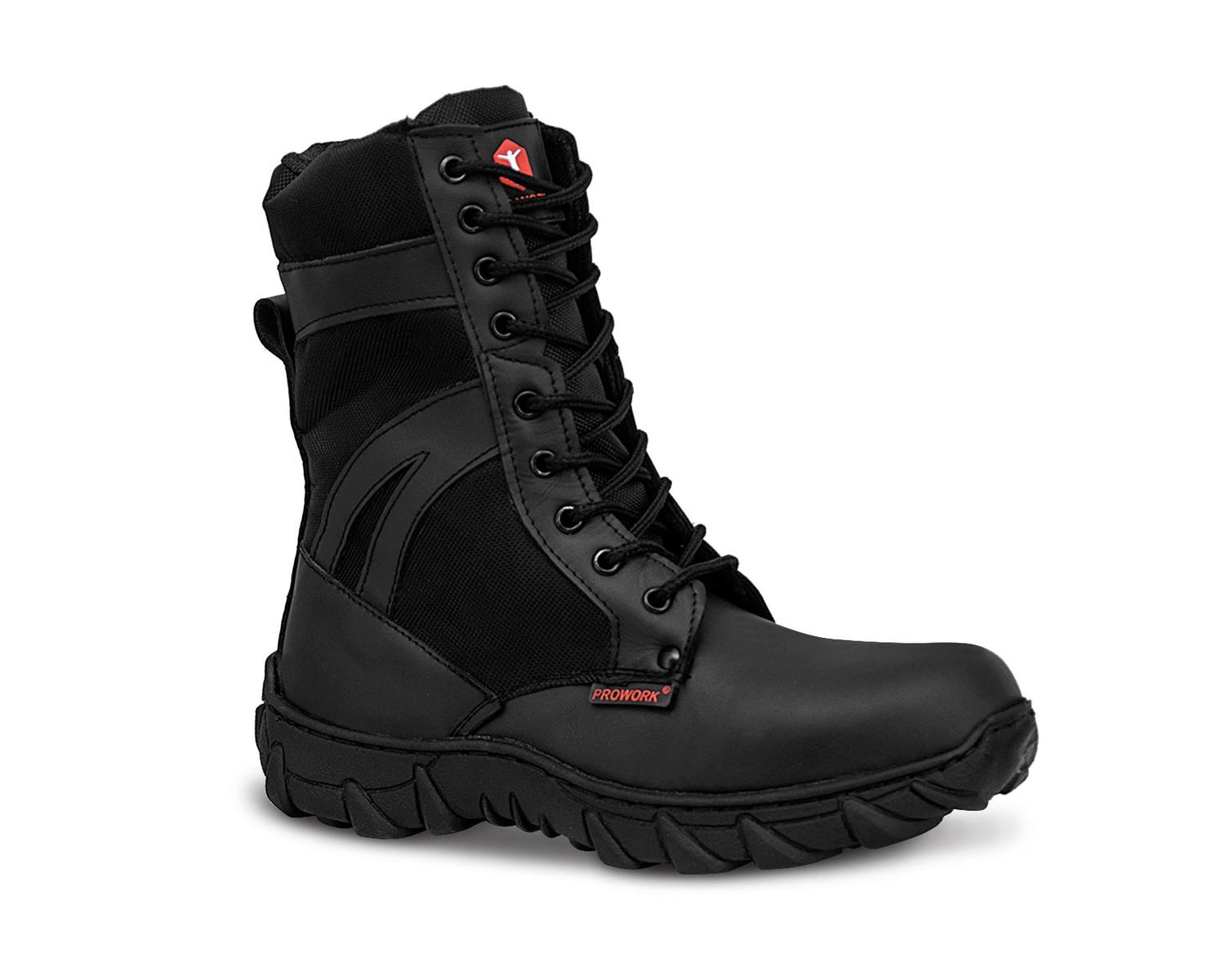 Botas industriales tacticas Piel hombre trabajo botin P213 — imagen 1