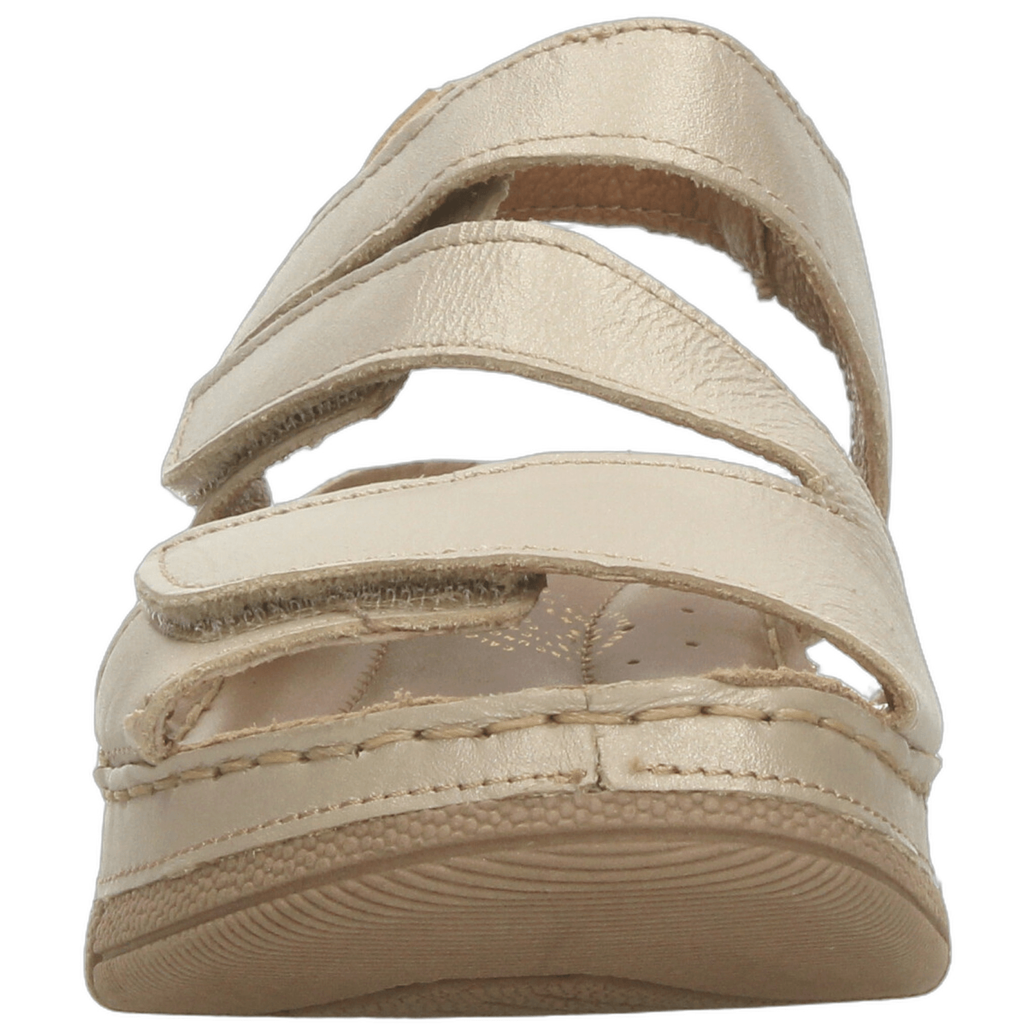 Sandalias Lobo Solo Dama Dorado Casual Para Mujer — imagen 7