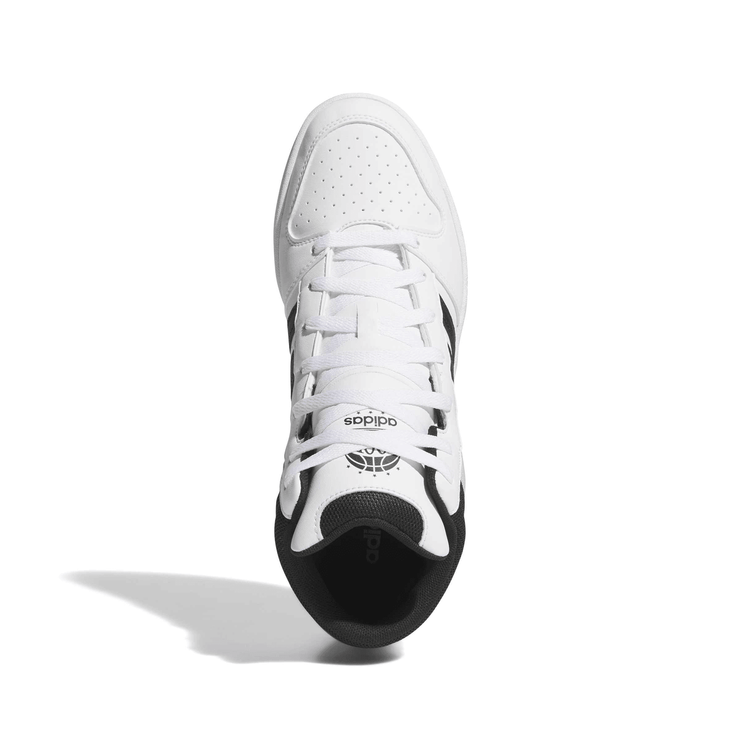 Tenis Adidas Hoops Mid Classic Hombre Casual Blanco Caballero — imagen 7