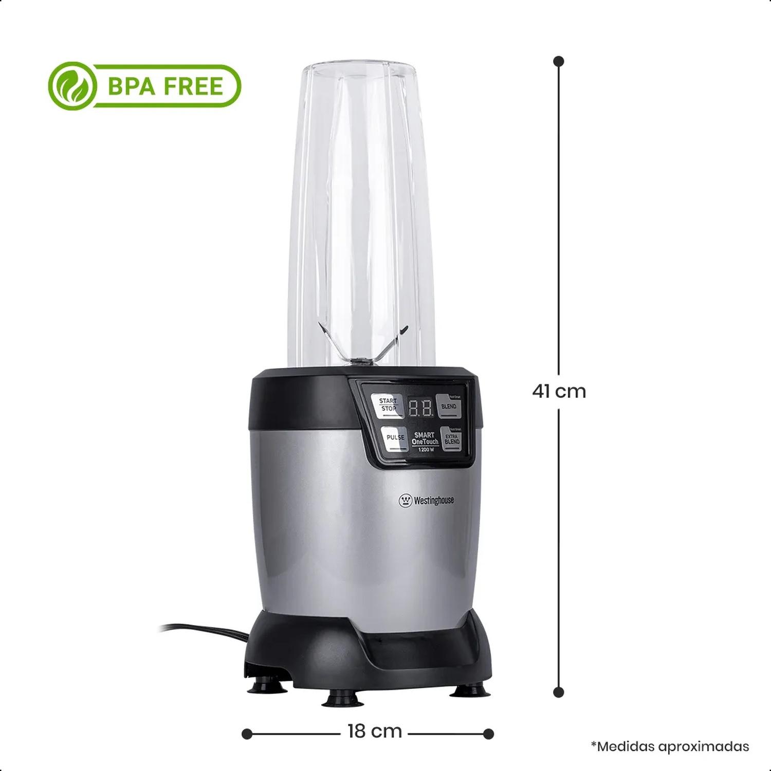 Licuadora Personal Westinghouse 1200W Set Portátil — imagen 8