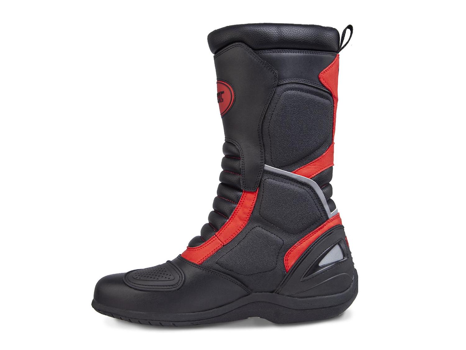 Botas Biker Hombre Doble proposito Moto Workland 009 Rojo — imagen 4