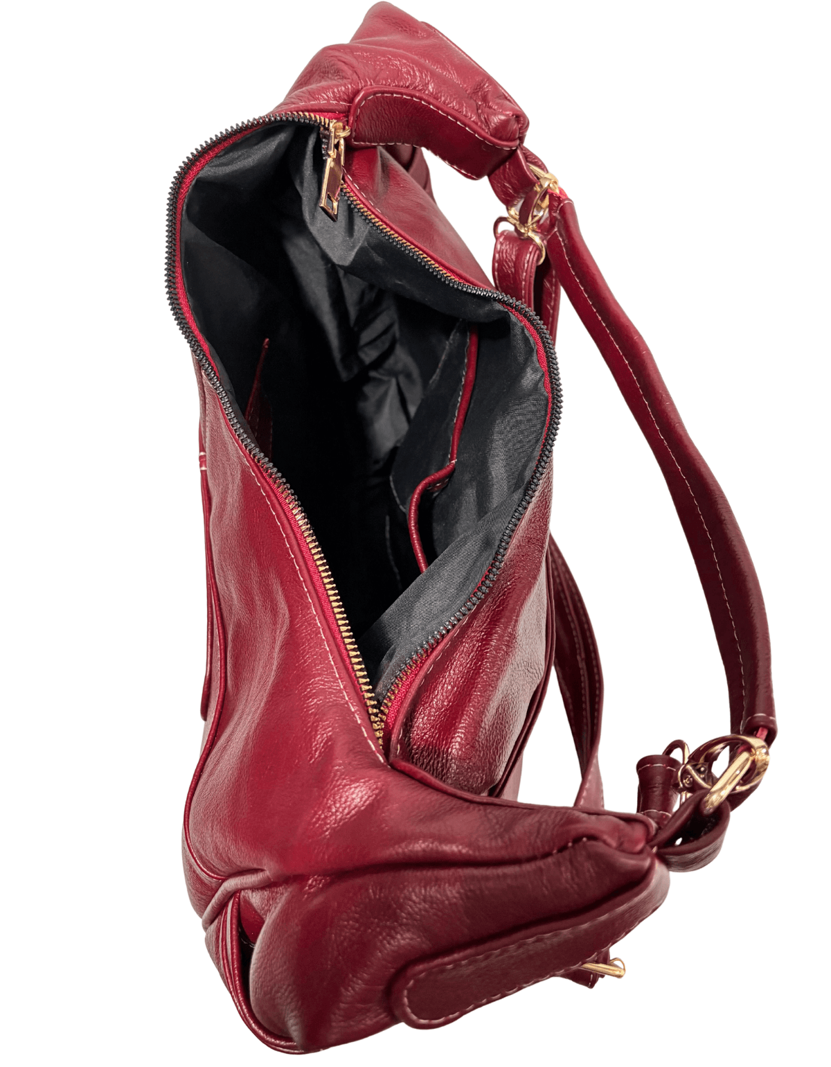 Bolsa Negra De Hombro Para Dama Casual Piel Legitima Original Jf 83 — imagen 10