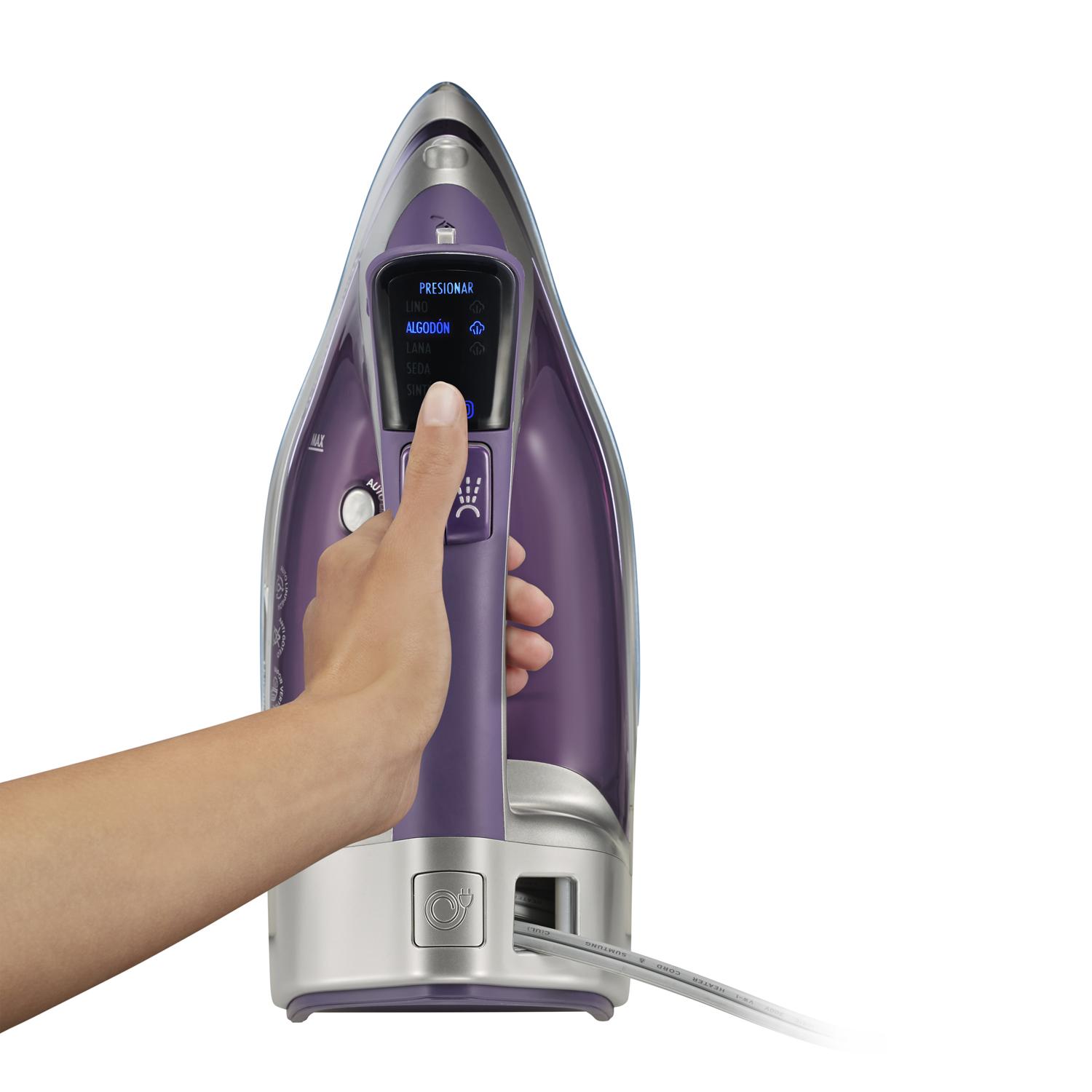 PLANCHA DIGITAL VAPOR HAMILTON BEACH 19971-MX RETRACTIL — imagen 4