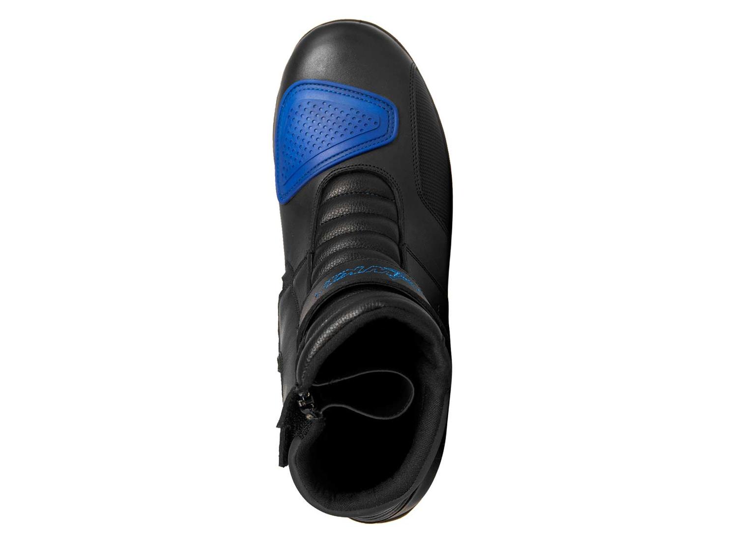Botas hombre motociclista biker touring WKL 80008 Negro Azul — imagen 6