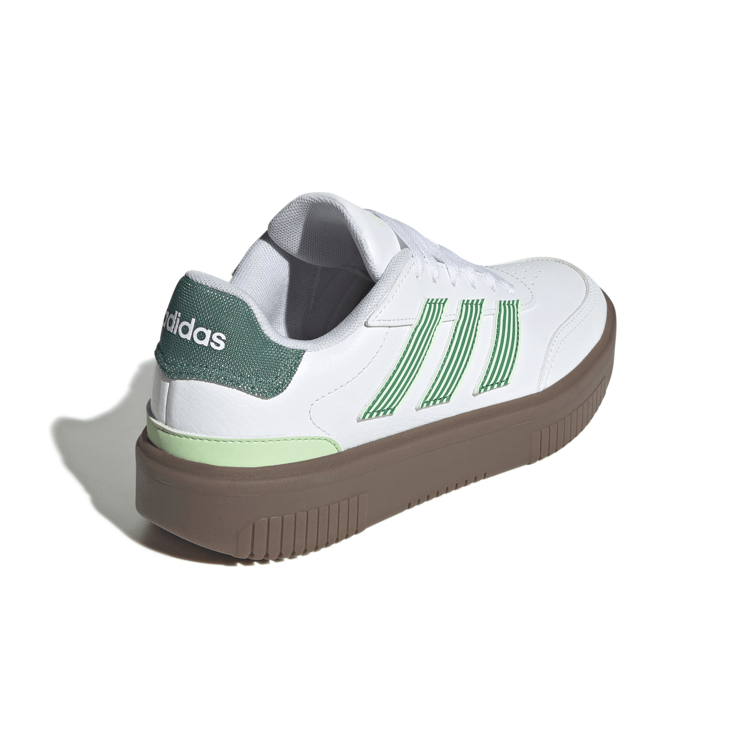 Tenis Adidas Courtblock Dama Casual Blanco Mujer — imagen 3