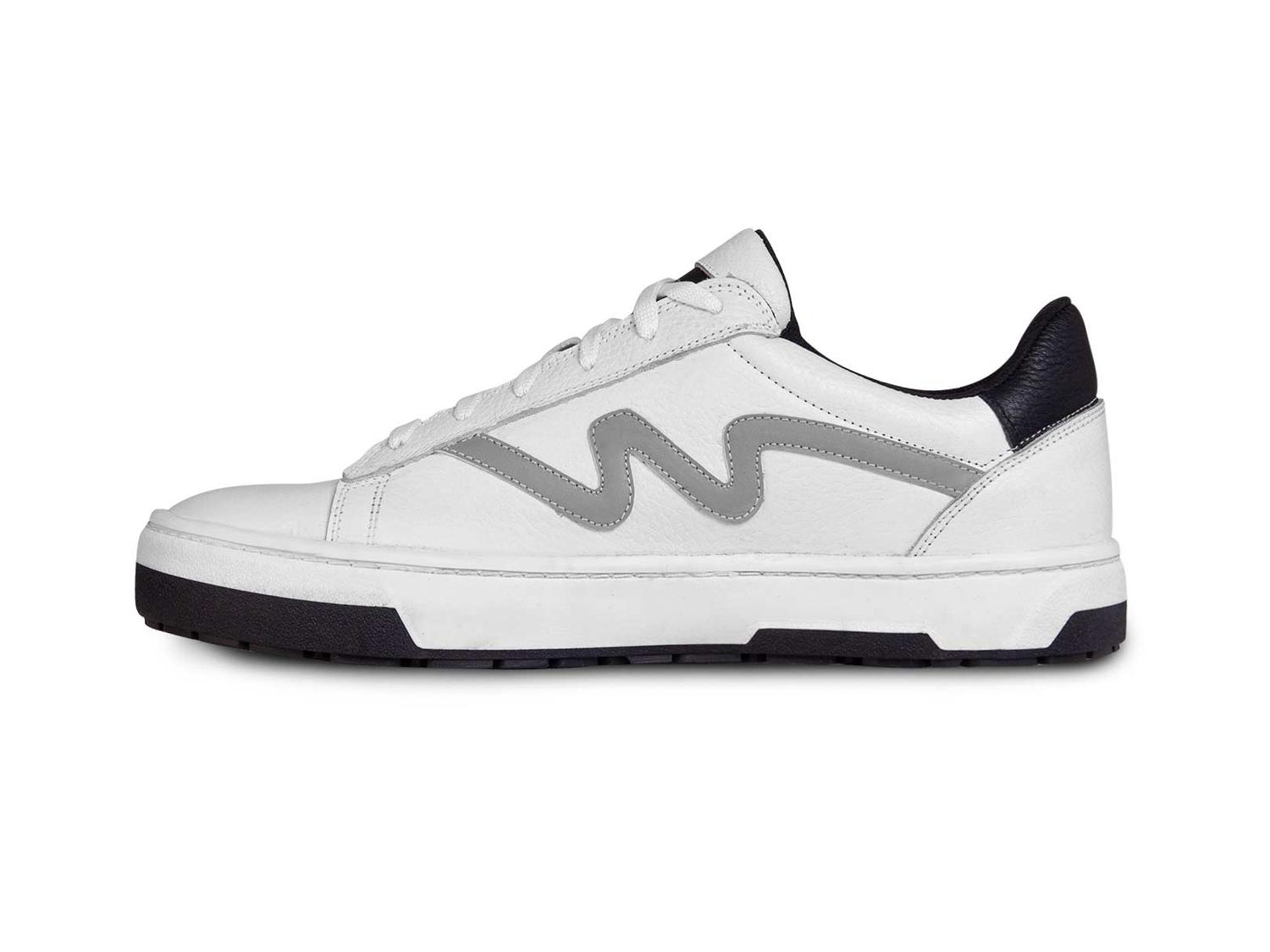 Tenis Bota Motociclista Hombre Moto Biker Wkl 80204 Blanco — imagen 5