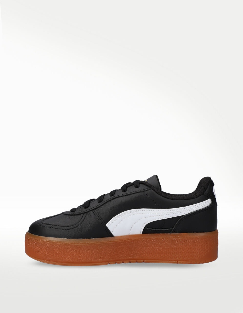 Tenis Puma Palermo Elevata LTH Negro Blanco - Mujer — imagen 4