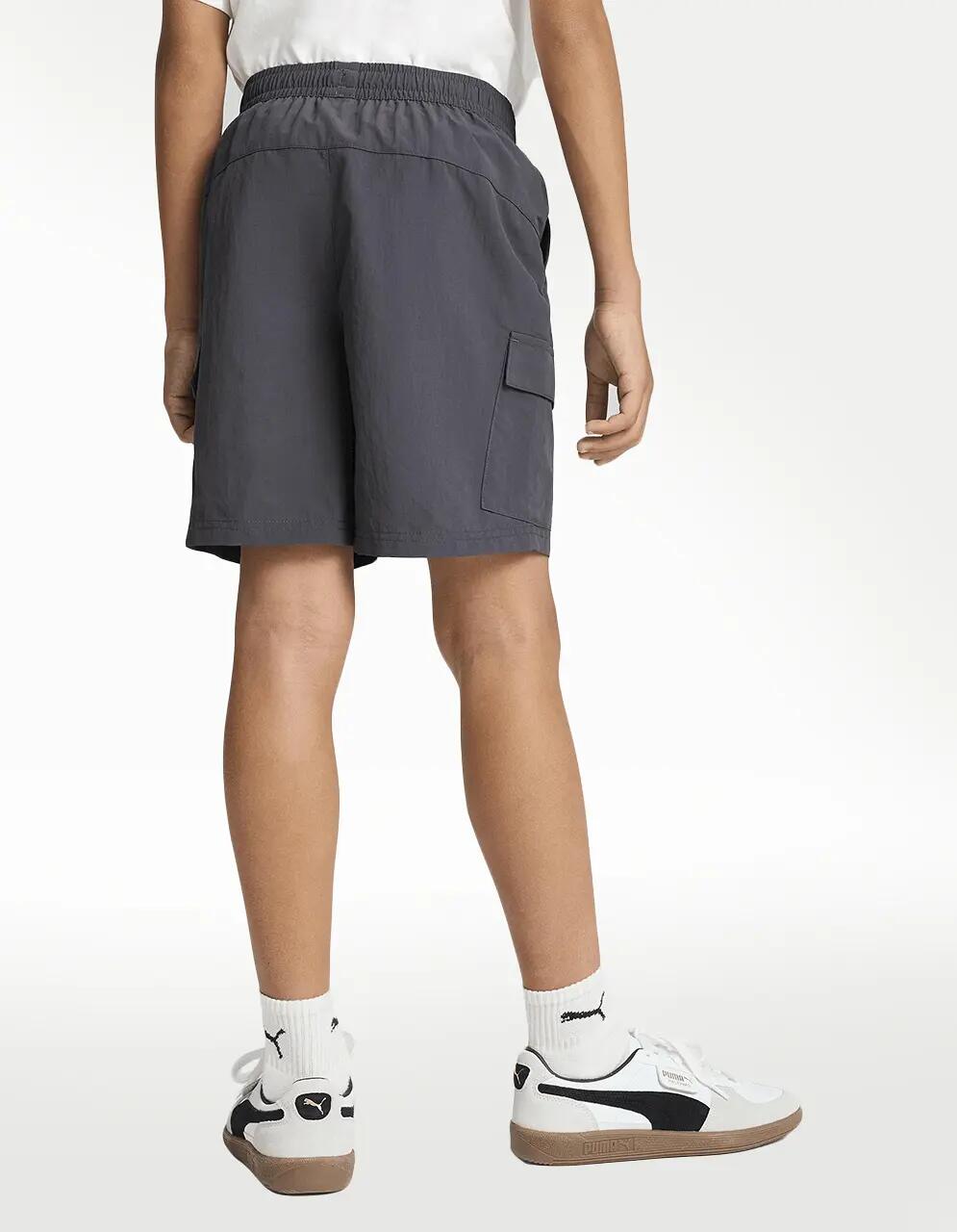 Short Puma Classics Cargo Gris - Niño — imagen 3
