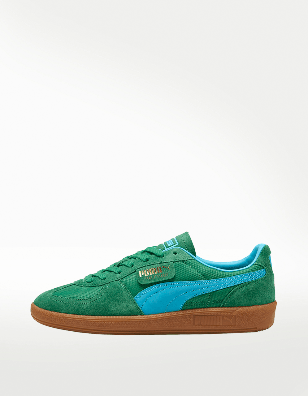 Tenis Puma Palermo Vintage Verde Azul - Hombre — imagen 2