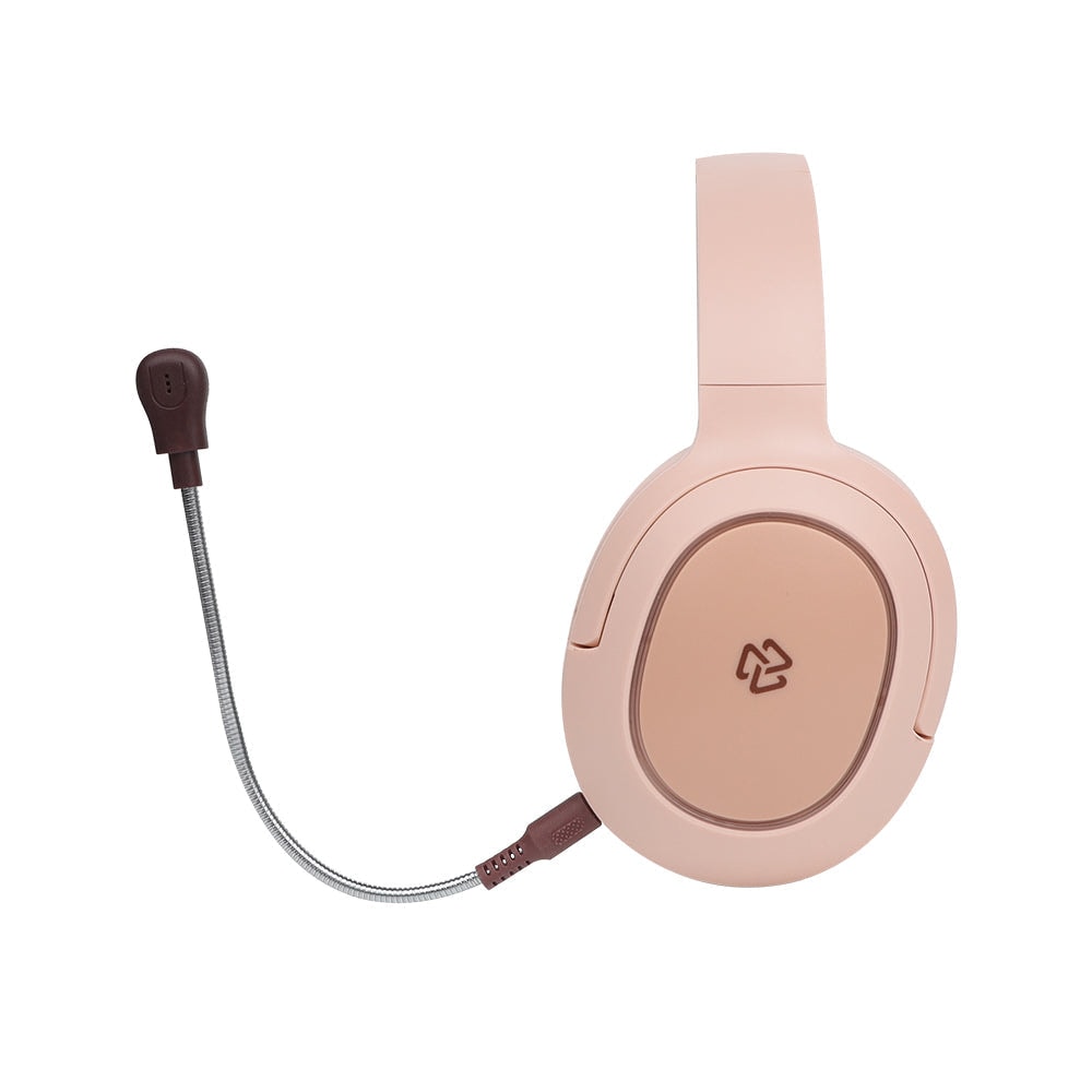 Audífono Inalámbrico On ear STF VIVA: 3 hrs uso Micrófono removible, Rosa — imagen 5
