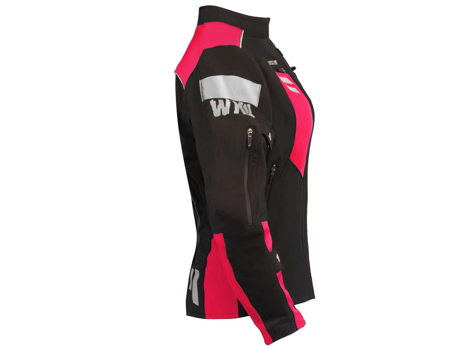 Chamarra moto mujer impermeable protecciones biker WKL 85 RS — imagen 2