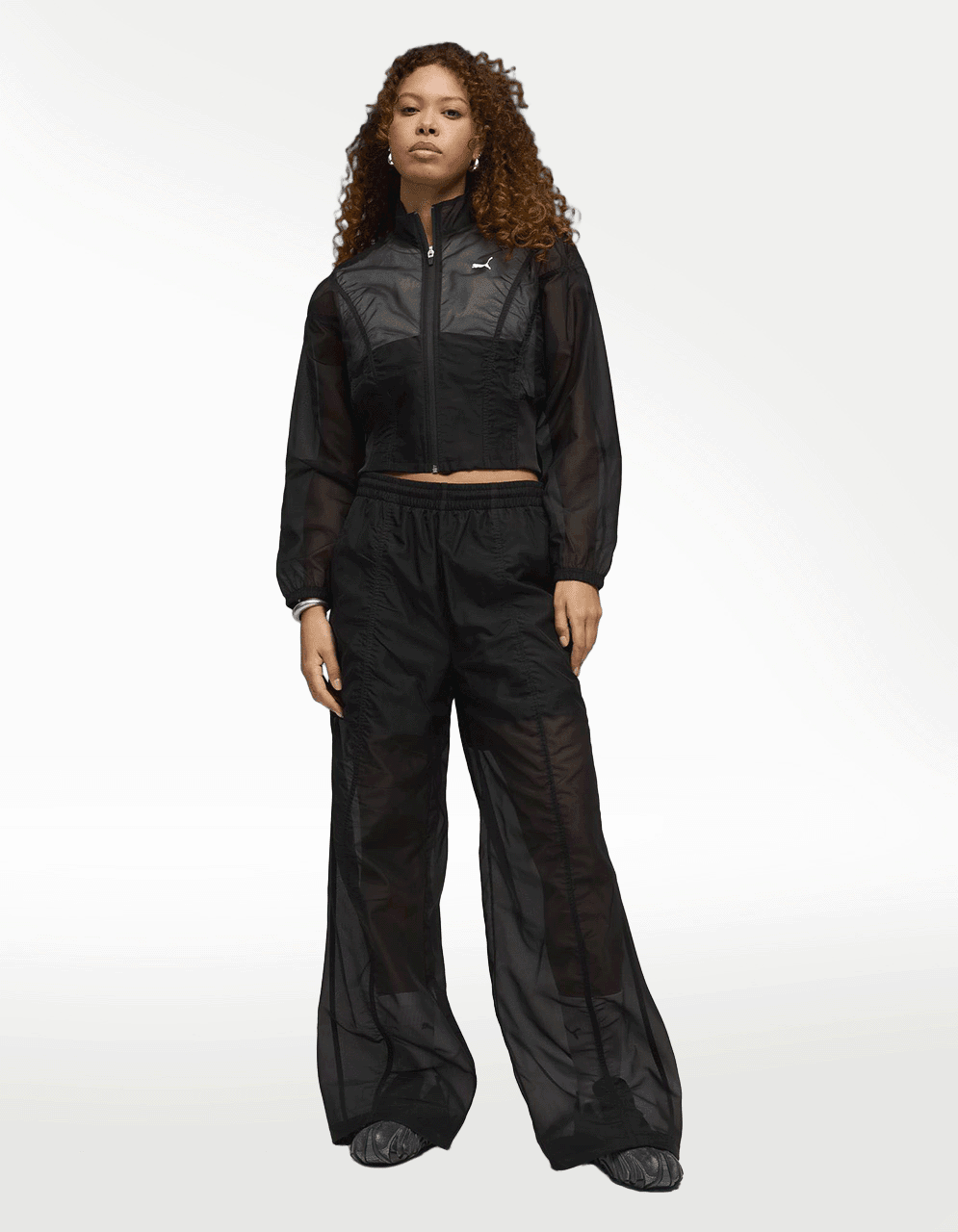 Pants Puma Dare To Woven Negro - Mujer — imagen 4