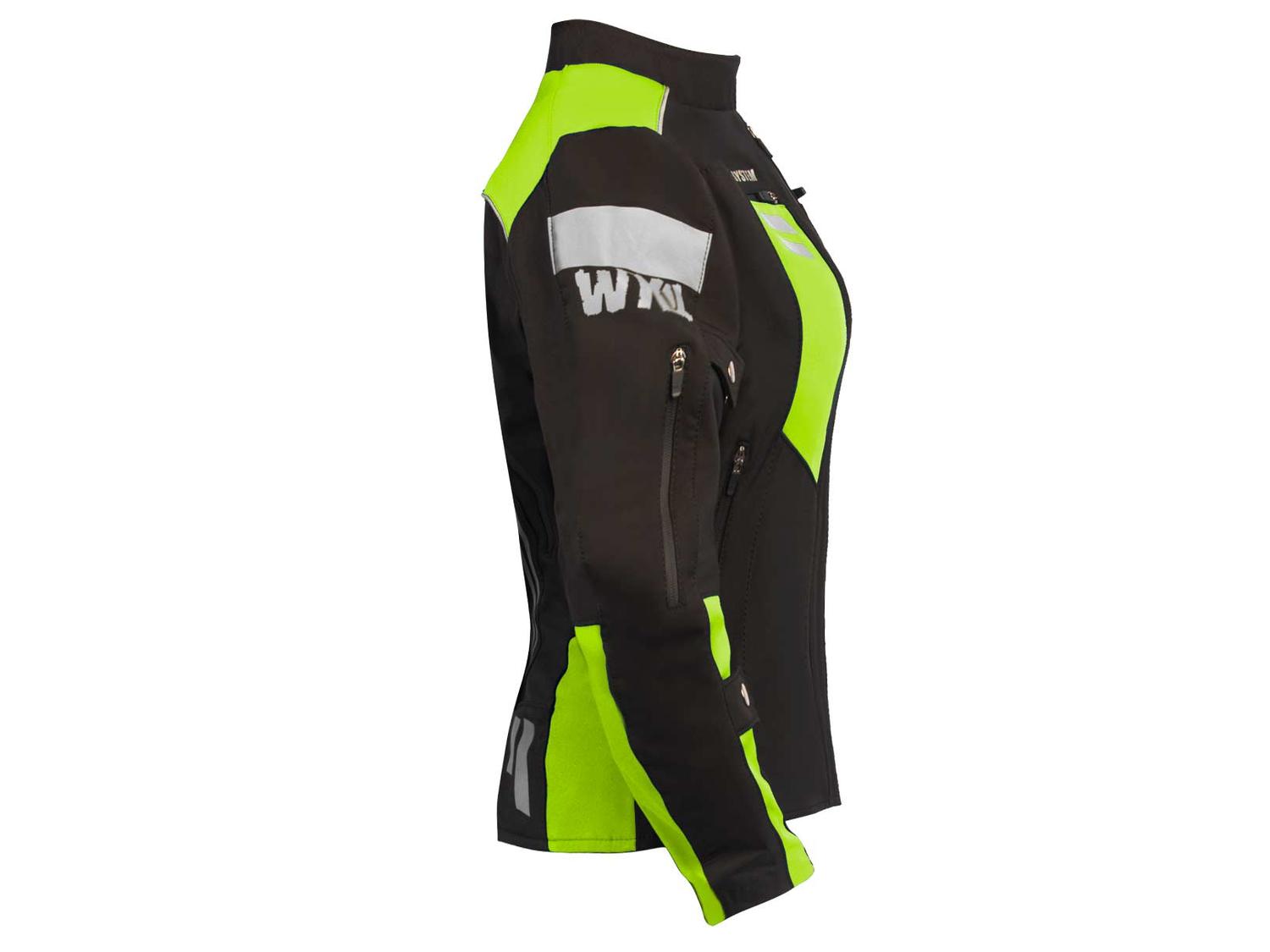Chamarra moto mujer impermeable protecciones biker WKL 85 NV — imagen 2