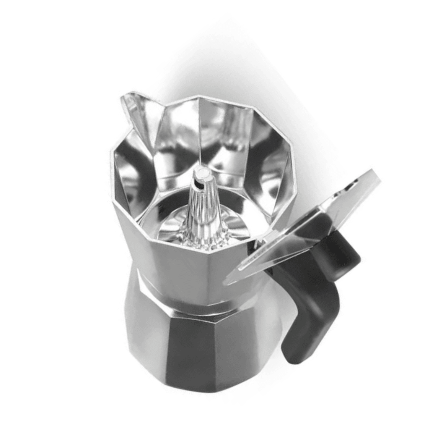 Cafetera Tetera Italiana Magefesa Colombia 9 Tazas Plata — imagen 3