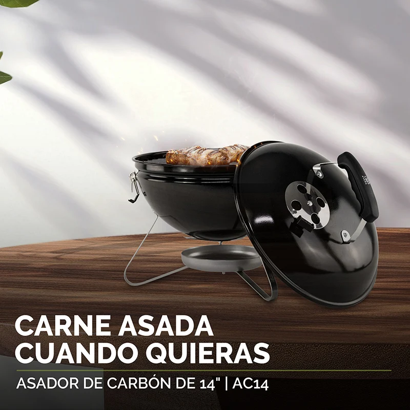 Asador de Carbón Portátil Avera 14” 35 cm — imagen 6