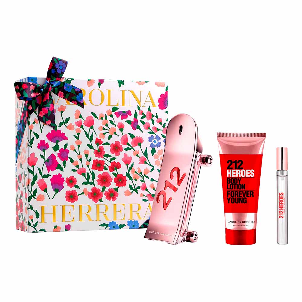 Estuche 212 Heroes Navidad 3 pzs Dama Mag — imagen 2