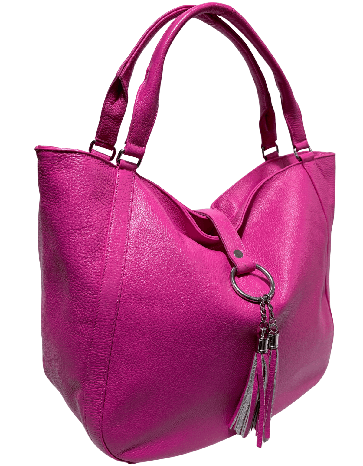 Bolsa Grande Aracely Piel Ternera Negra — imagen 4