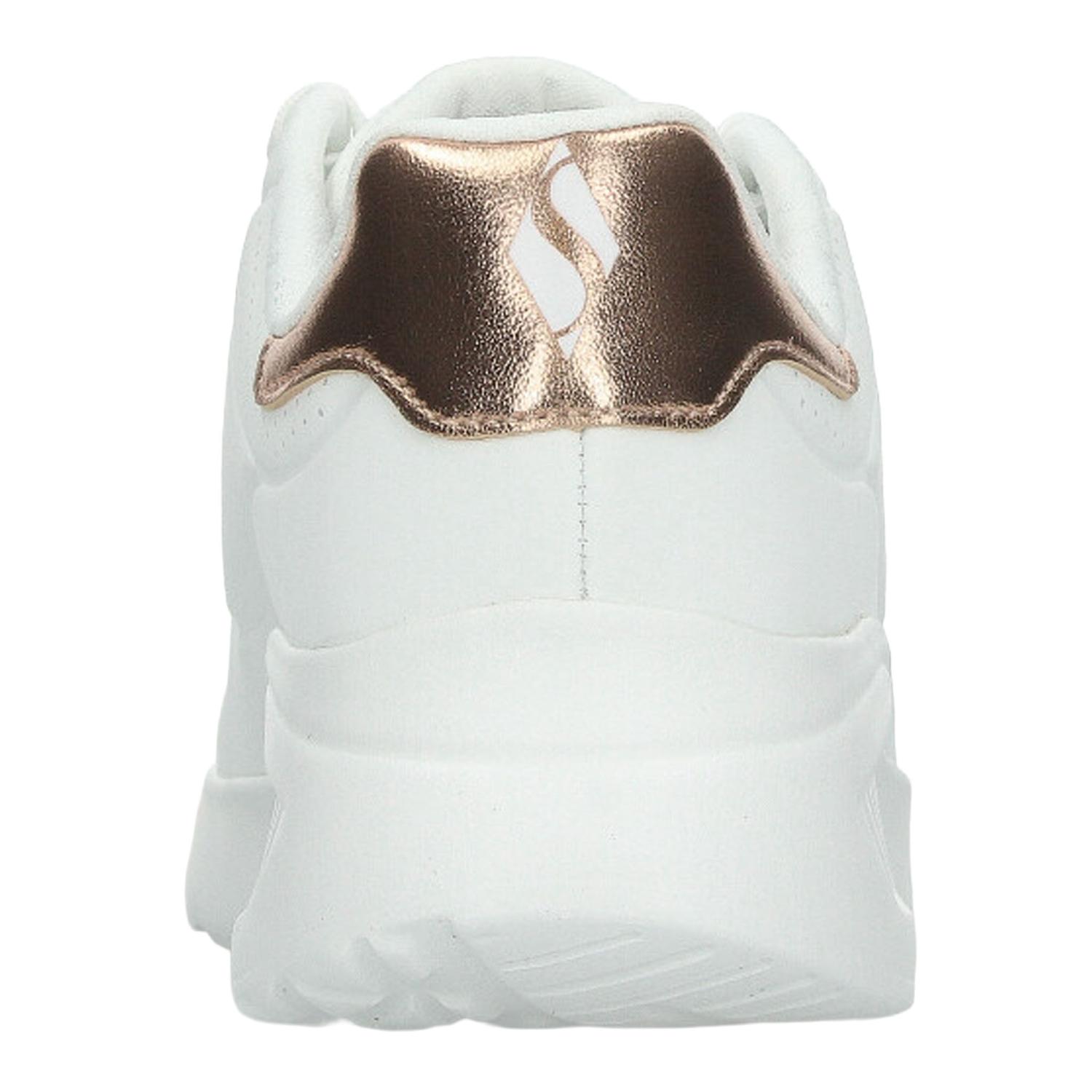 Tenis Skechers Uno Lite Dama Blanco Casual Para Mujer — imagen 8