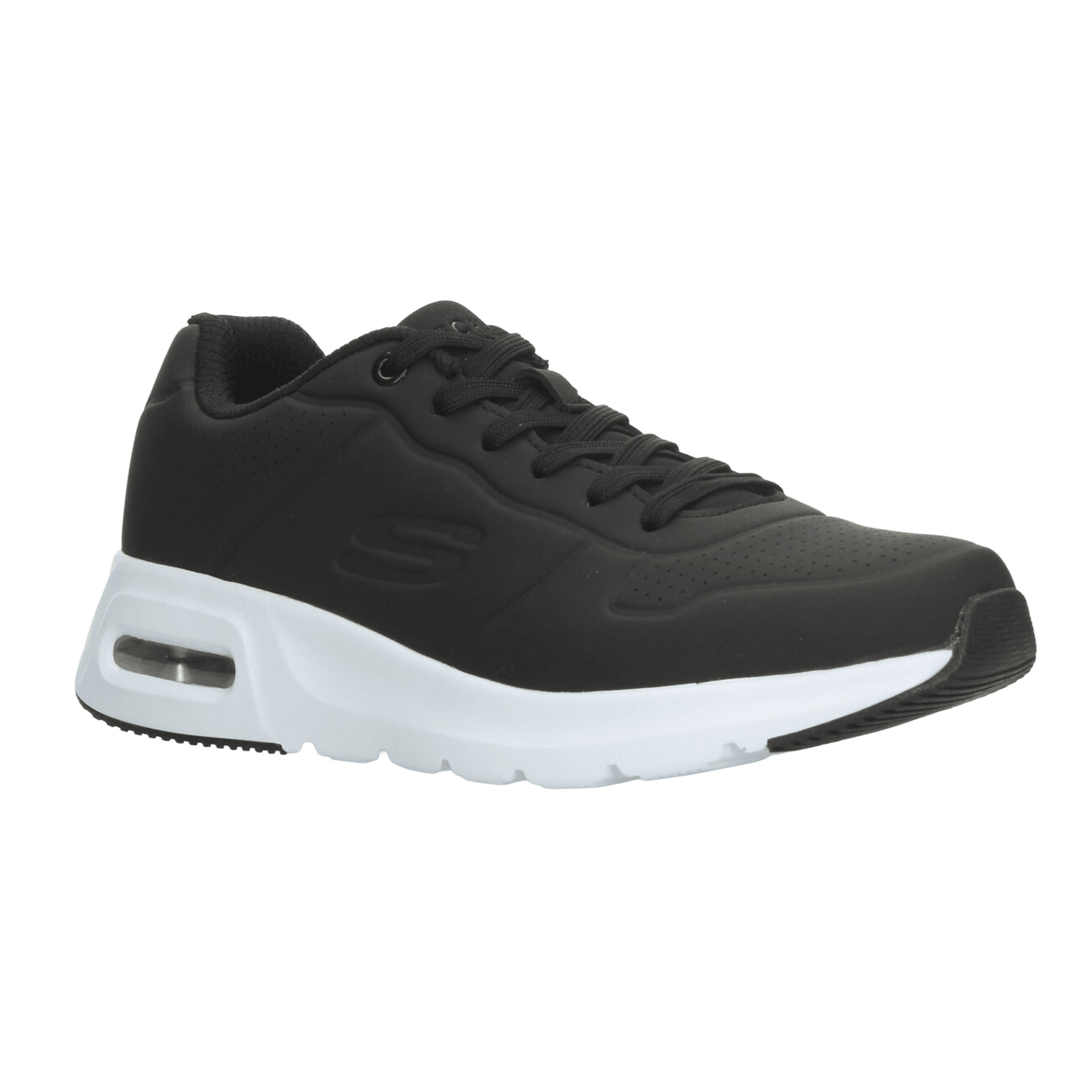 Tenis Skechers Hombre Negro Casual Suela de Aire Caballero — imagen 3