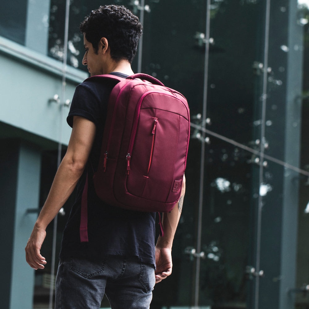 Mochila para laptop CoolCapital Zilker 15.6" pulgadas Vino — imagen 3