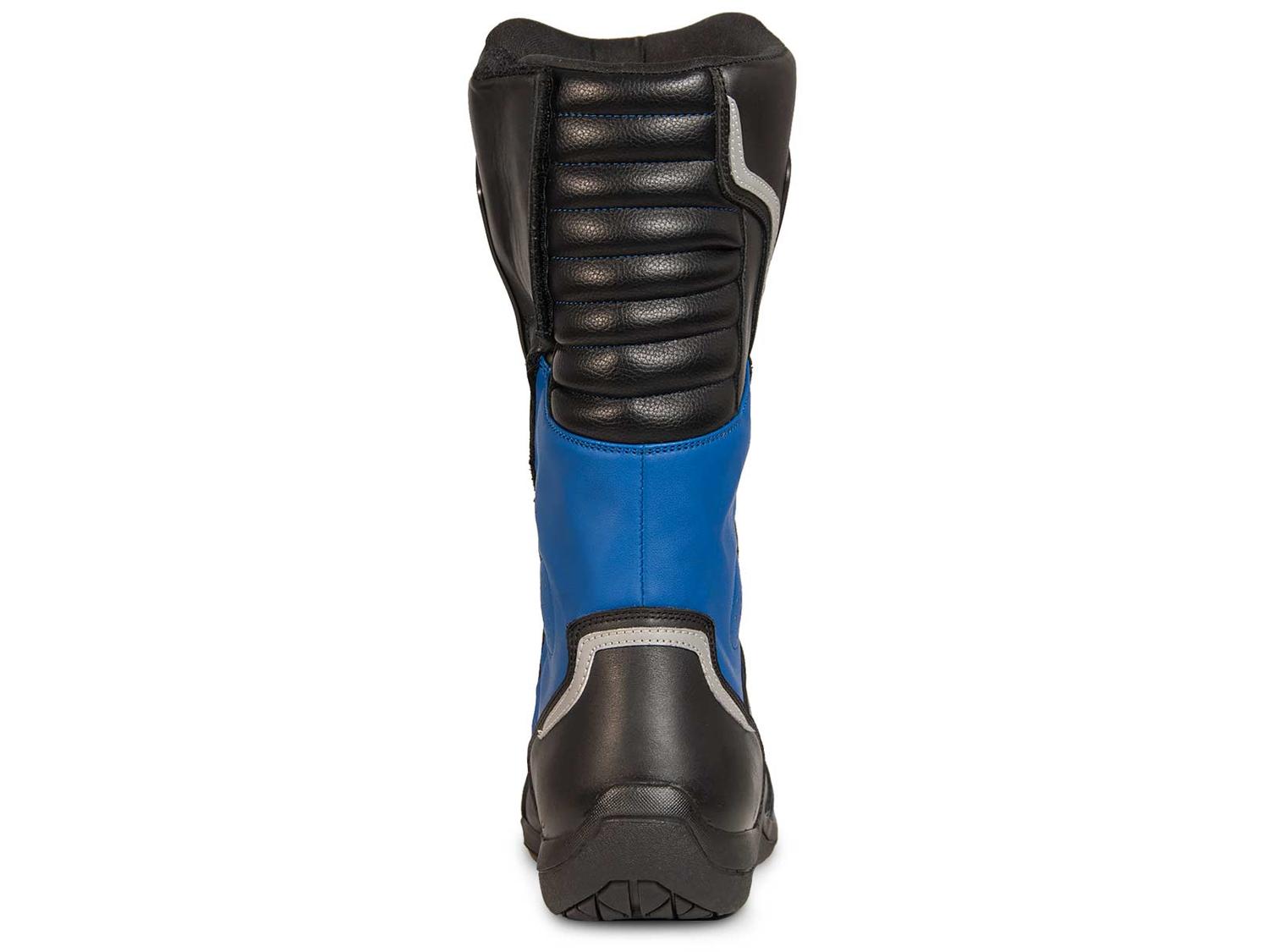 Botas hombre motociclista biker touring WKL 80020 Negro Azul — imagen 6