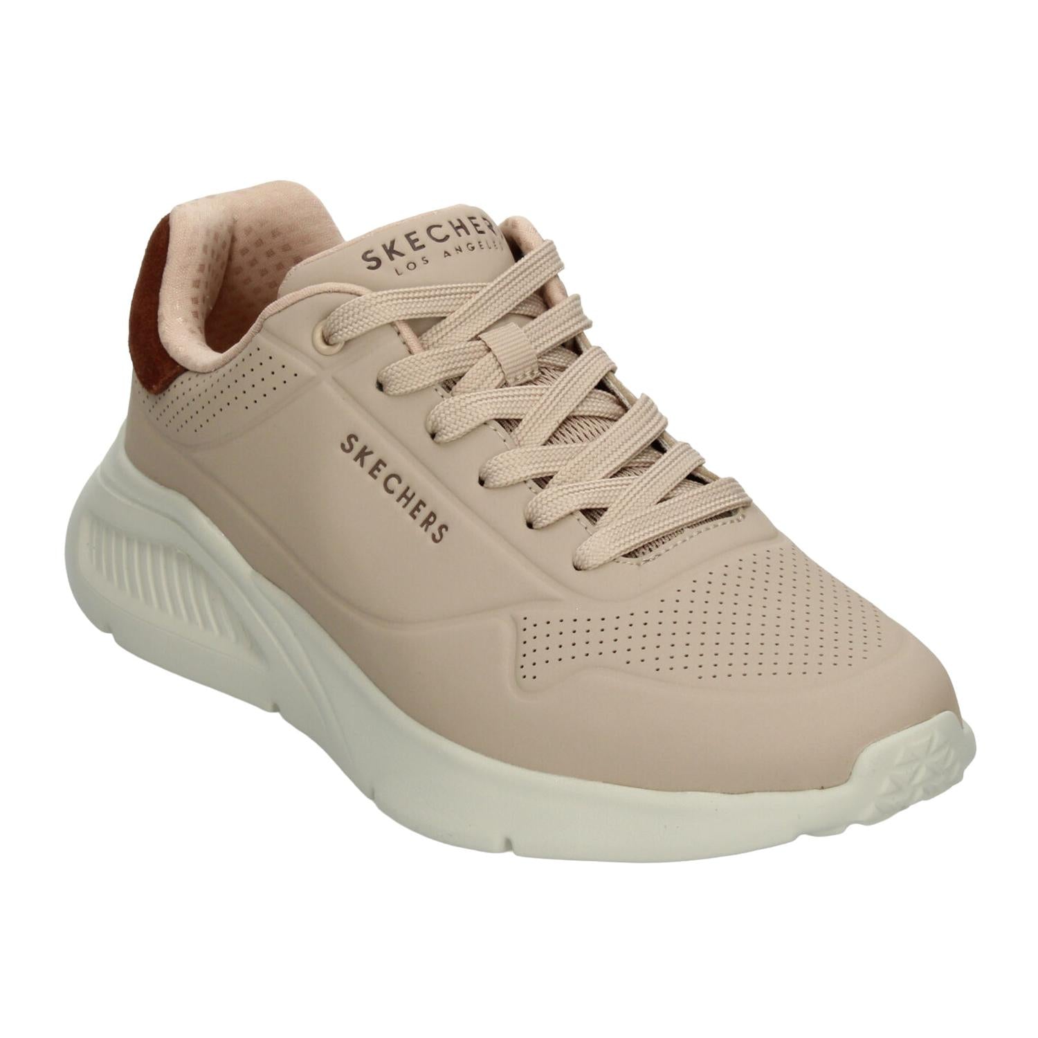 Tenis Skechers Uno Lite Hombre Beige Casual Para Caballero — imagen 5