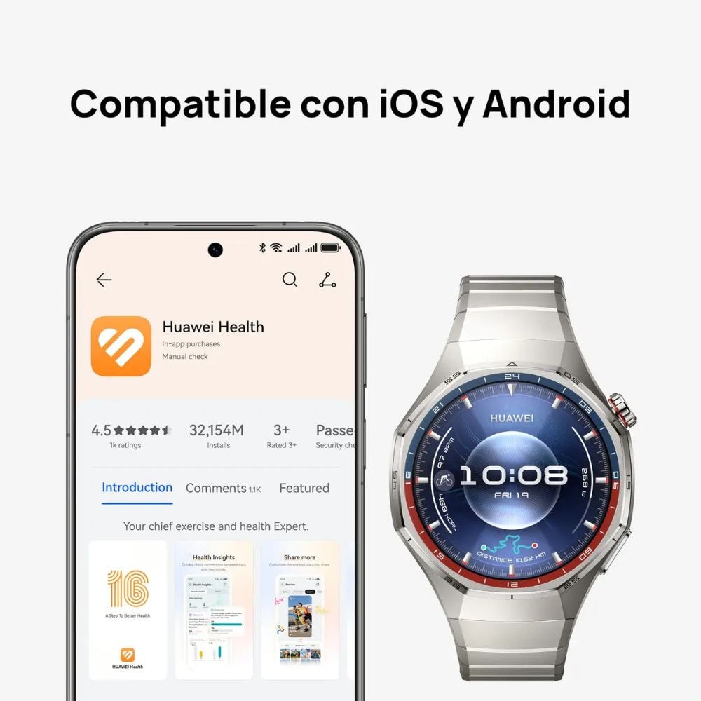 SmartWatch Huawei Watch GT 6 PRO 46mm - Titanio — imagen 5