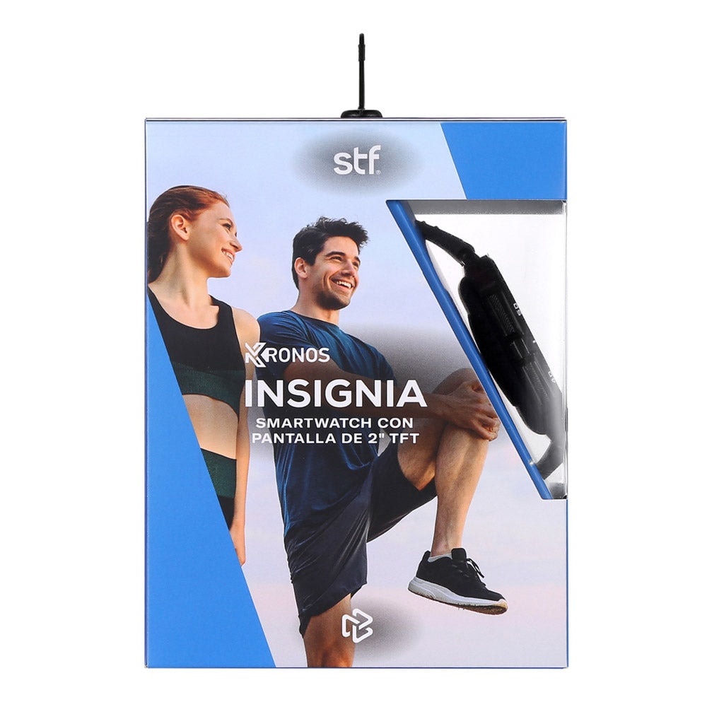 Smartwatch Reloj Kronos Insignia STF Pantalla 2" Resistencia al agua IP65 Negro — imagen 9