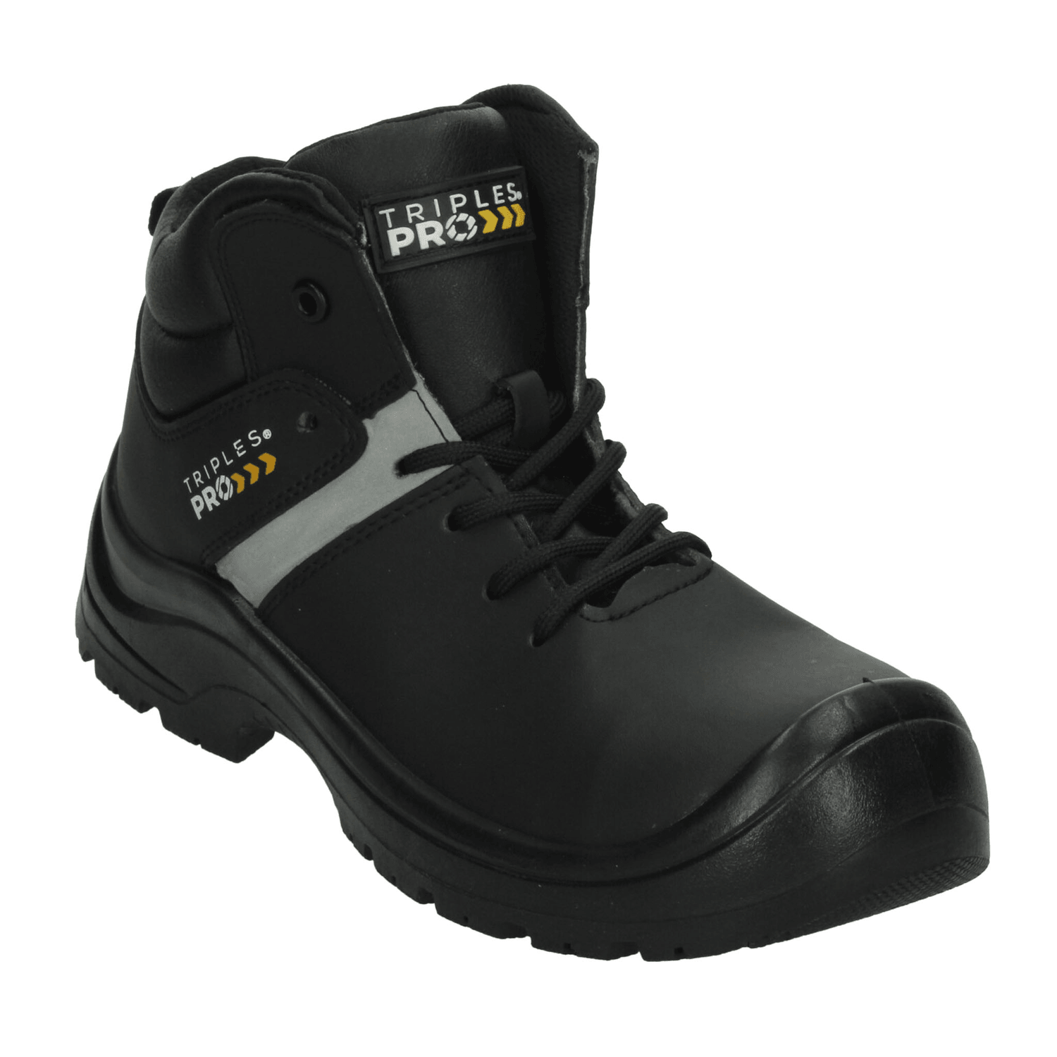 Bota Triples Pro Hombre Industrial Trabajo Casual Negro Caballero — imagen 4