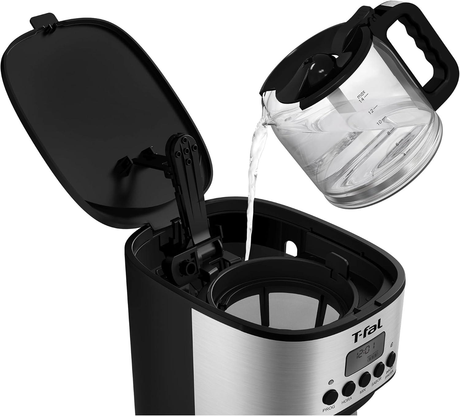 Cafetera Programable T-Fal CM771D55 1.8 L 14 Tazas — imagen 4