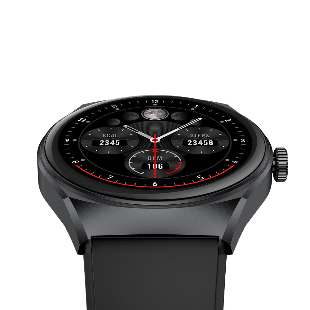 Smartwatch Reloj Kronos Trek STF Pantalla 1.38" Resistencia al agua IP67 Negro — imagen 3
