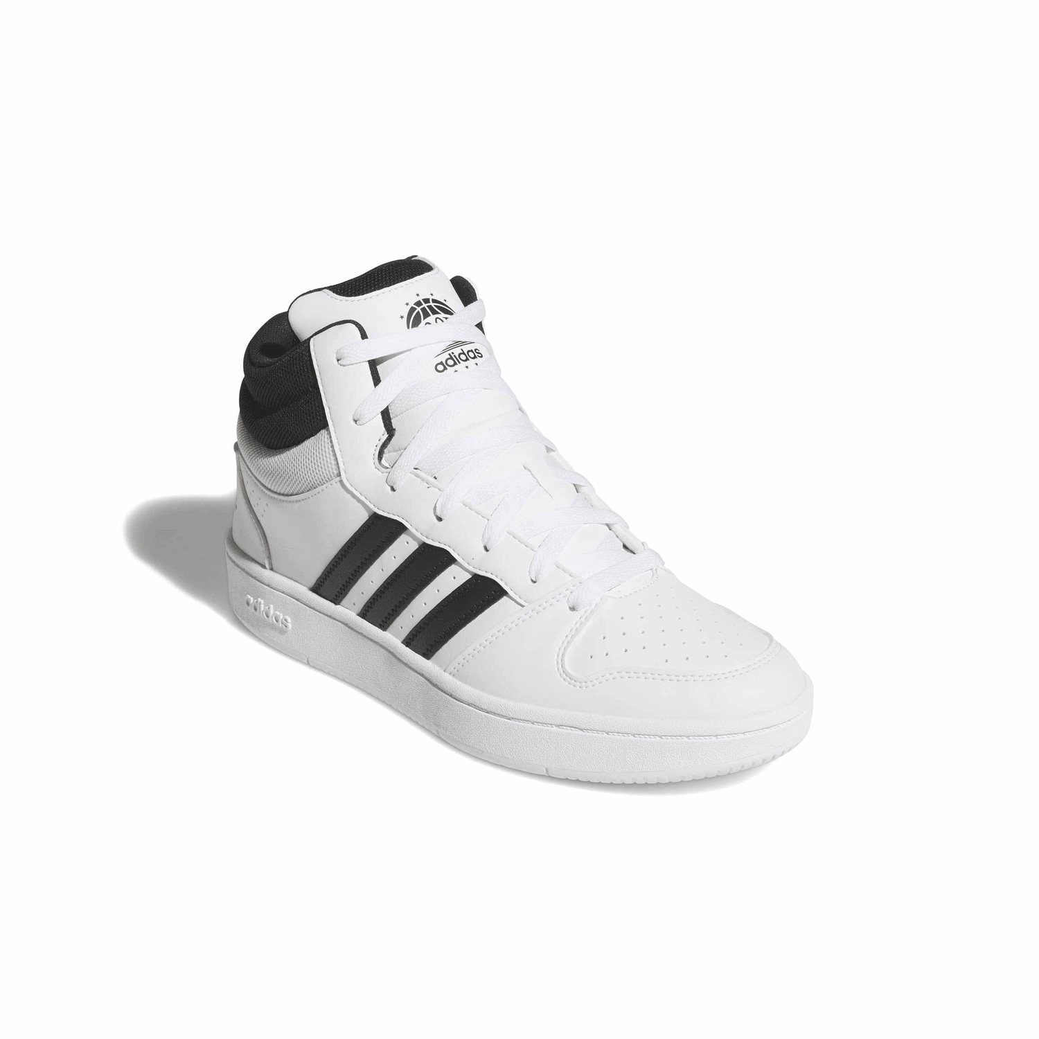 Tenis Adidas Hoops Mid Classic Hombre Casual Blanco Caballero — imagen 2