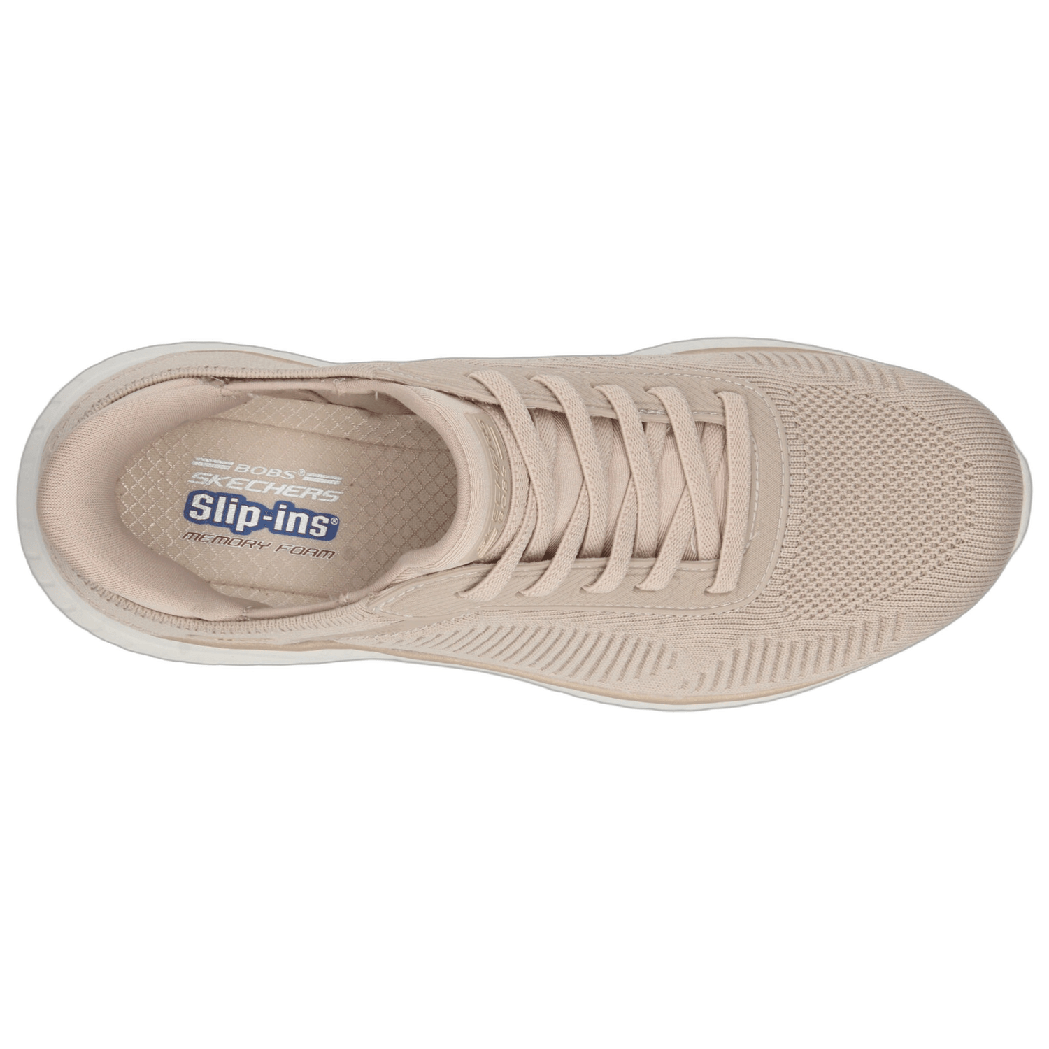 Tenis Skechers Bobs Slip-Ins Dama Beige Deportivo Mujer — imagen 9