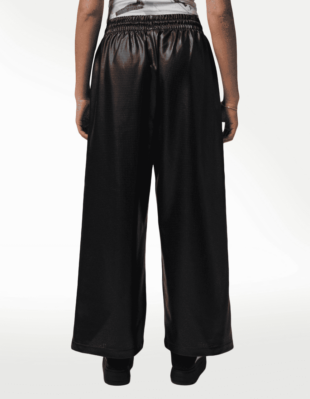 Pants Jordan Flight FX Leather Negro - Mujer — imagen 4