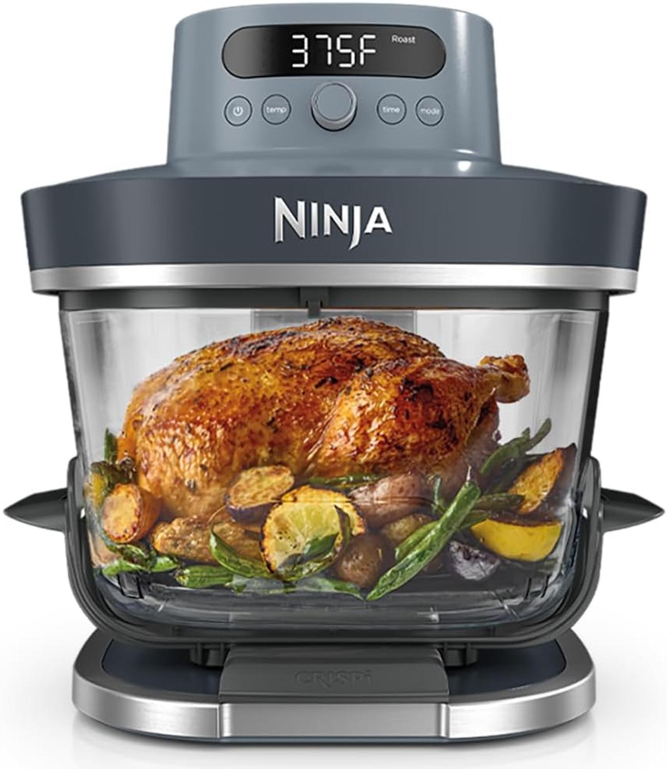 Freidora de Aire con Vidrio Ninja Crispi Pro 6 en 1 1800W 5.6L Azul — imagen 1