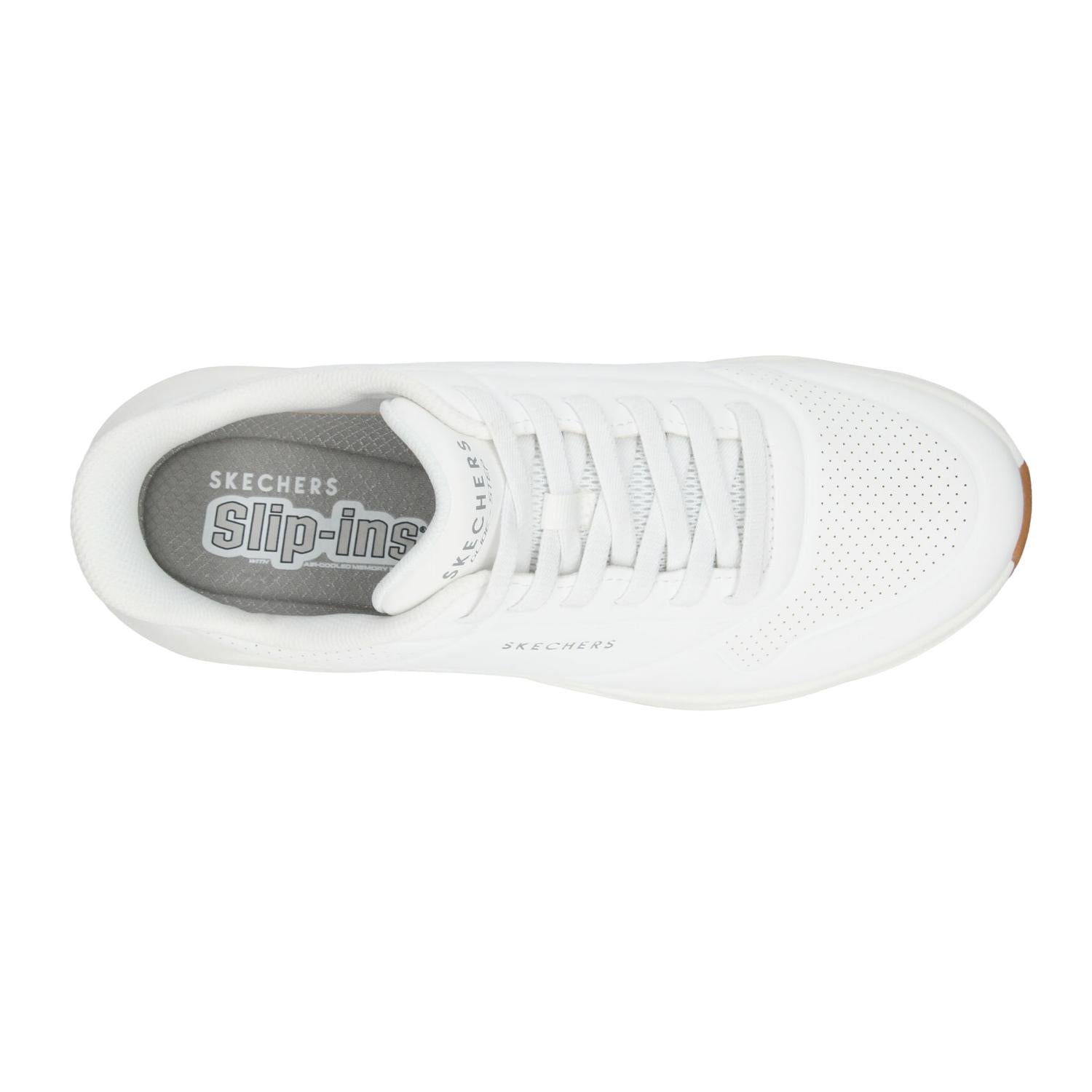 Tenis Hombre Skechers Uno Glide-Step Blanco Casual Caballero — imagen 9